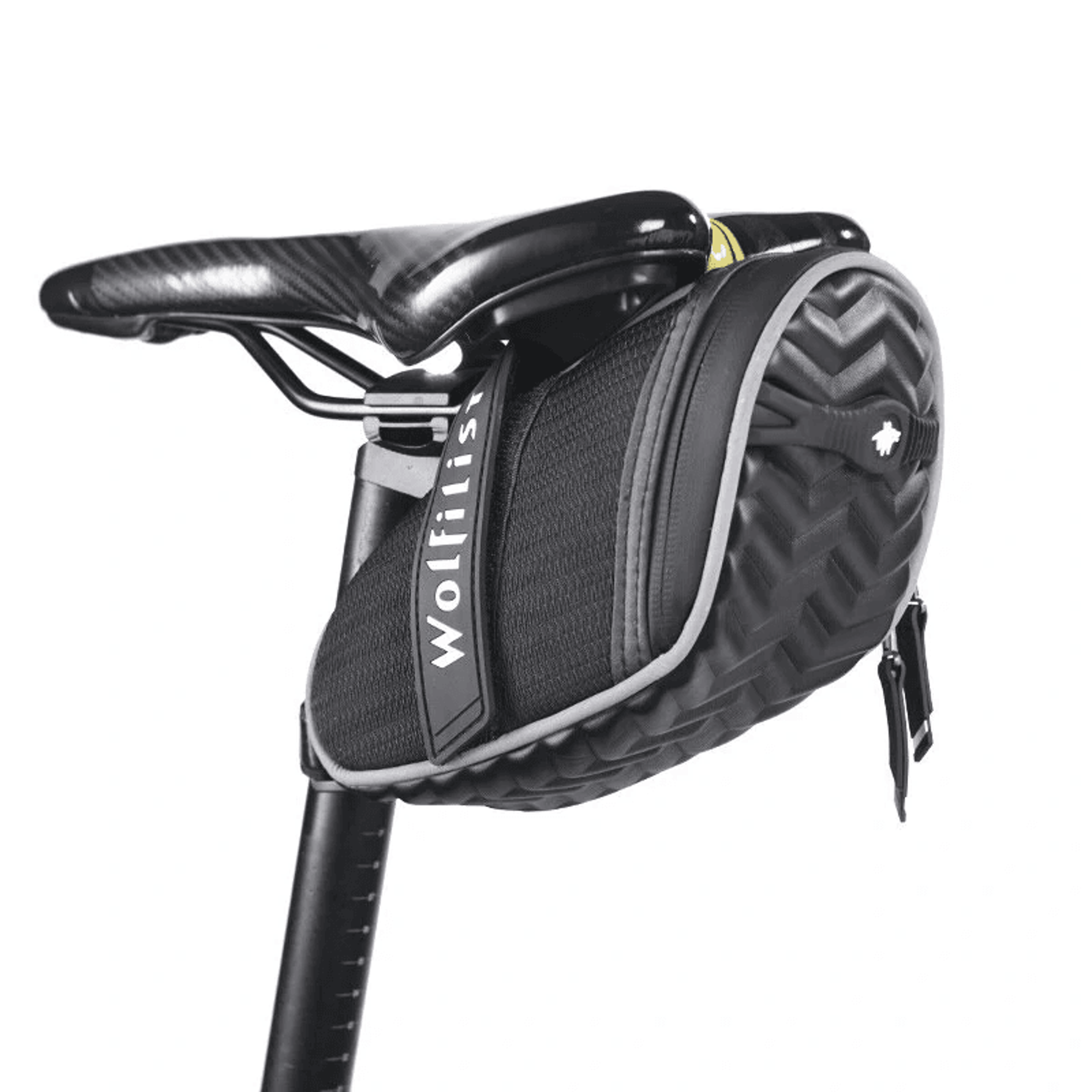 waterproof bike saddle bag lightweight bicycle seat bag with reflective strips