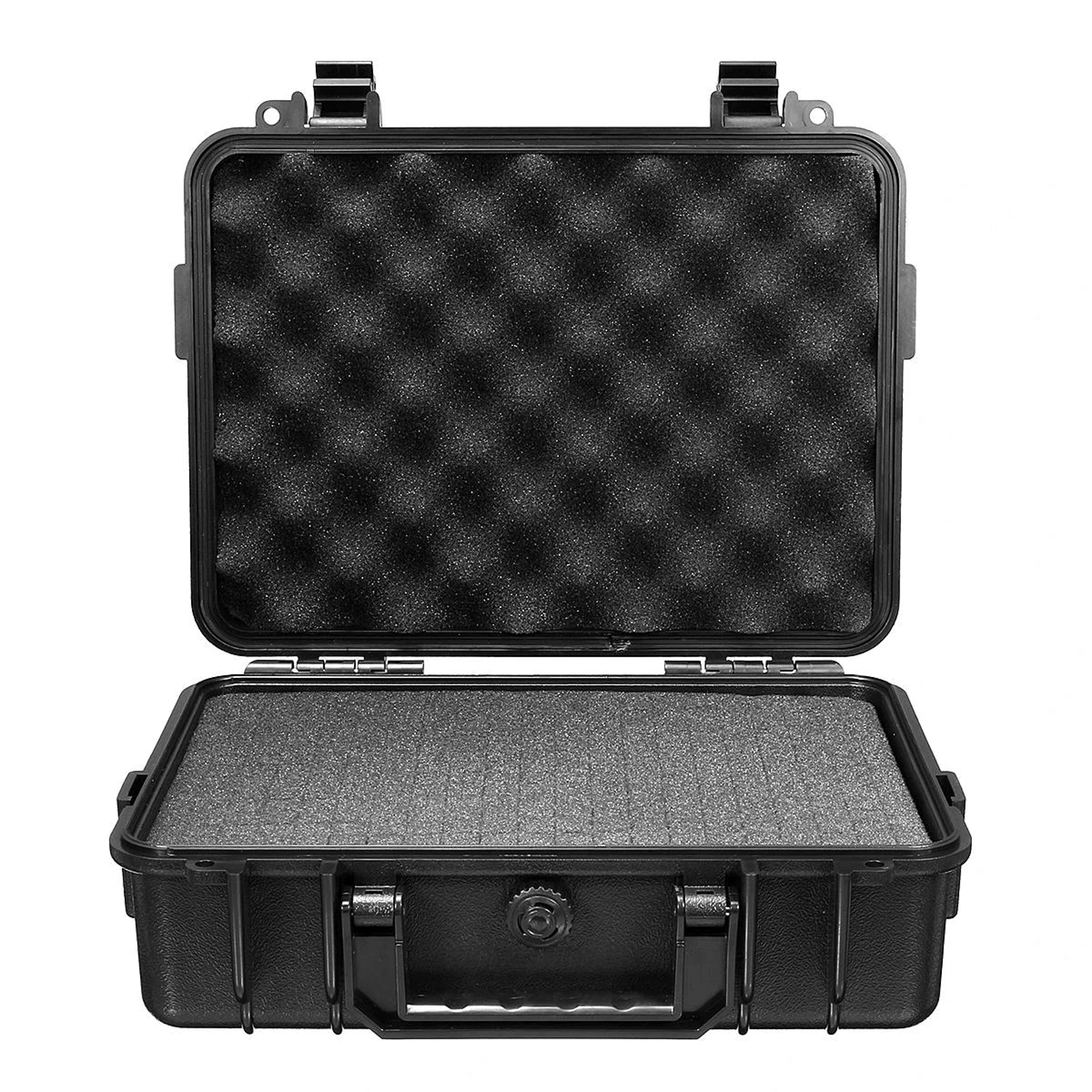 waterproof hard carry tool case with shockproof abs shell and sponge insert