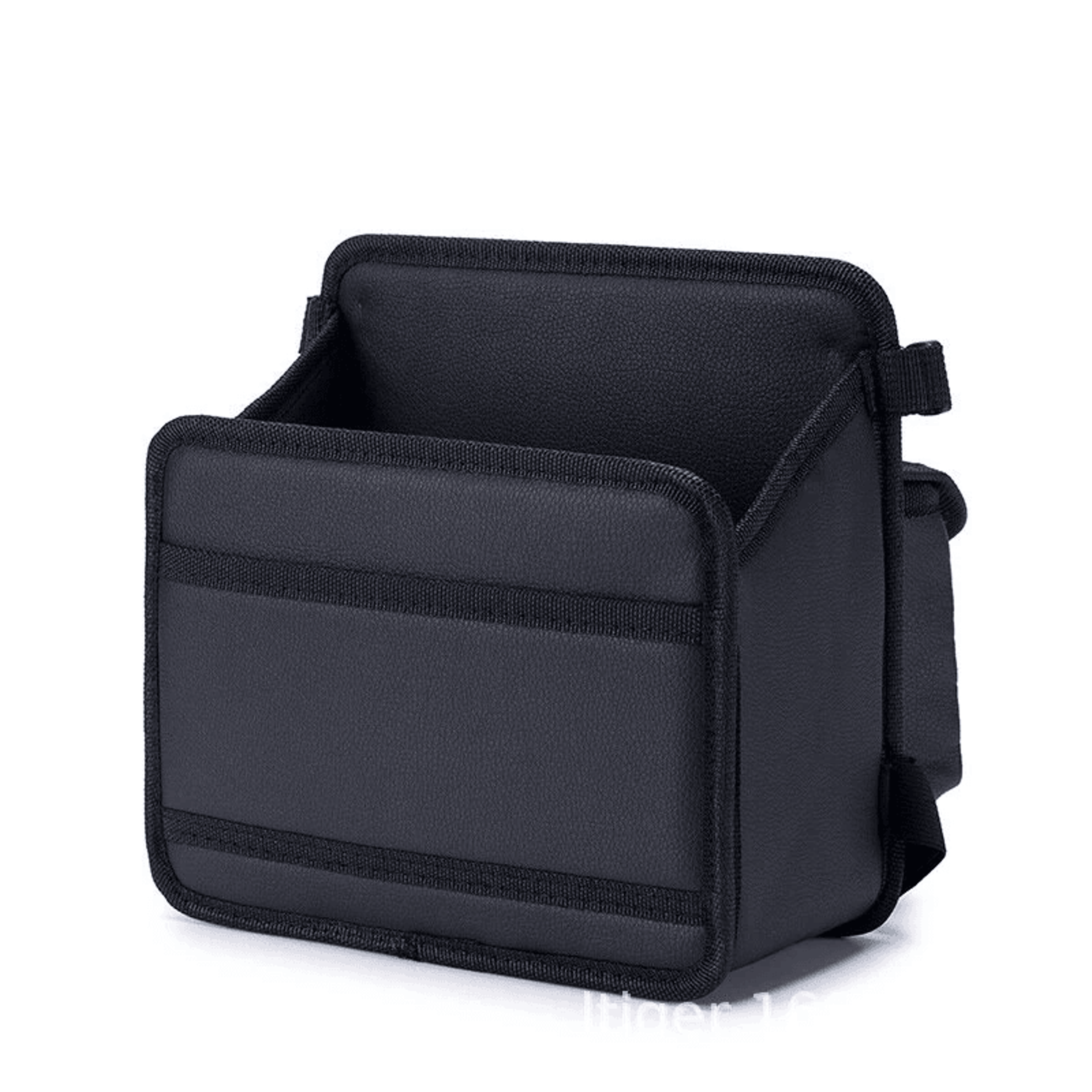 car seat storage bag pu leather center console organizer