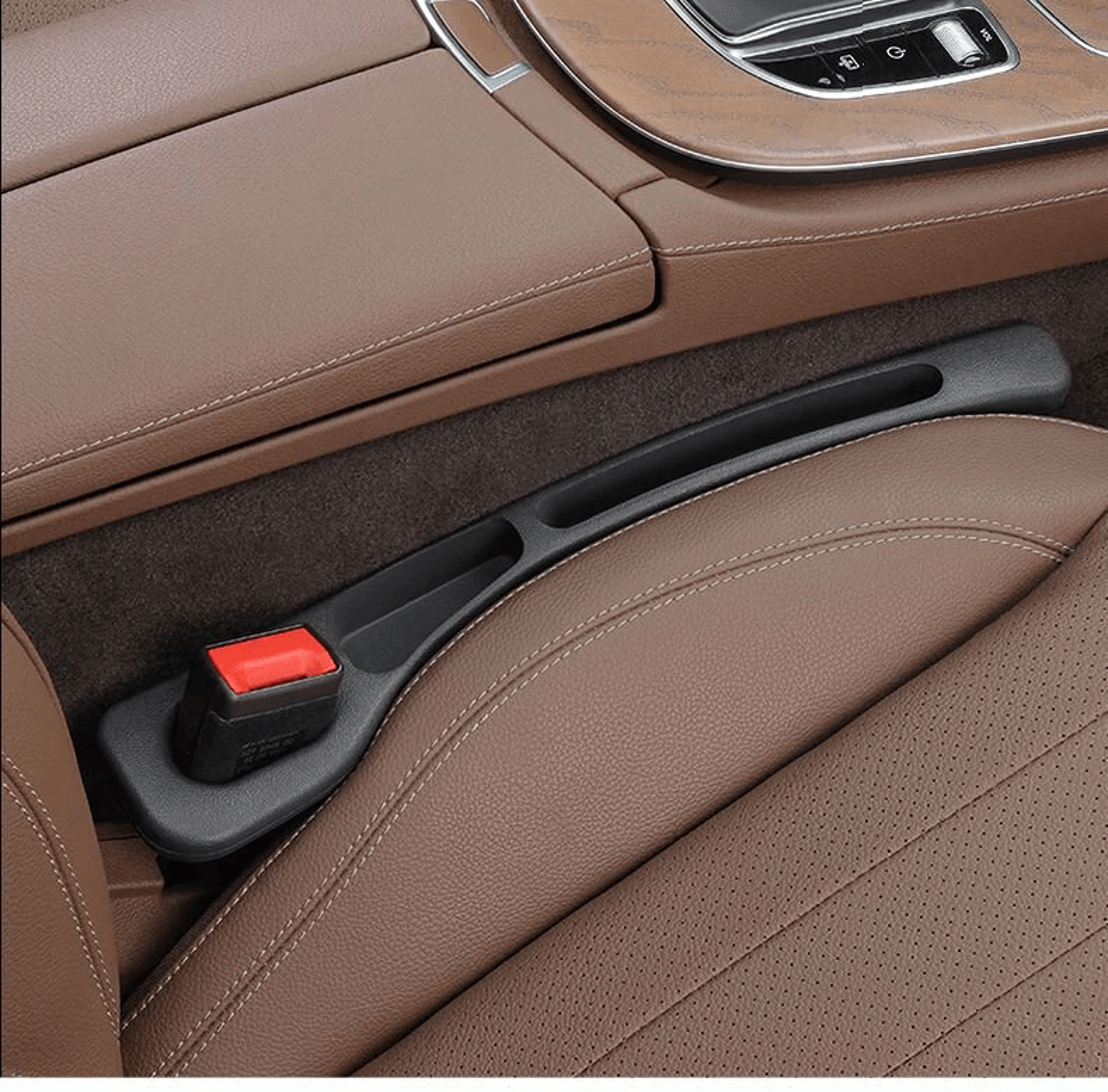 car seat gap filler with storage box eva seat gap organizer