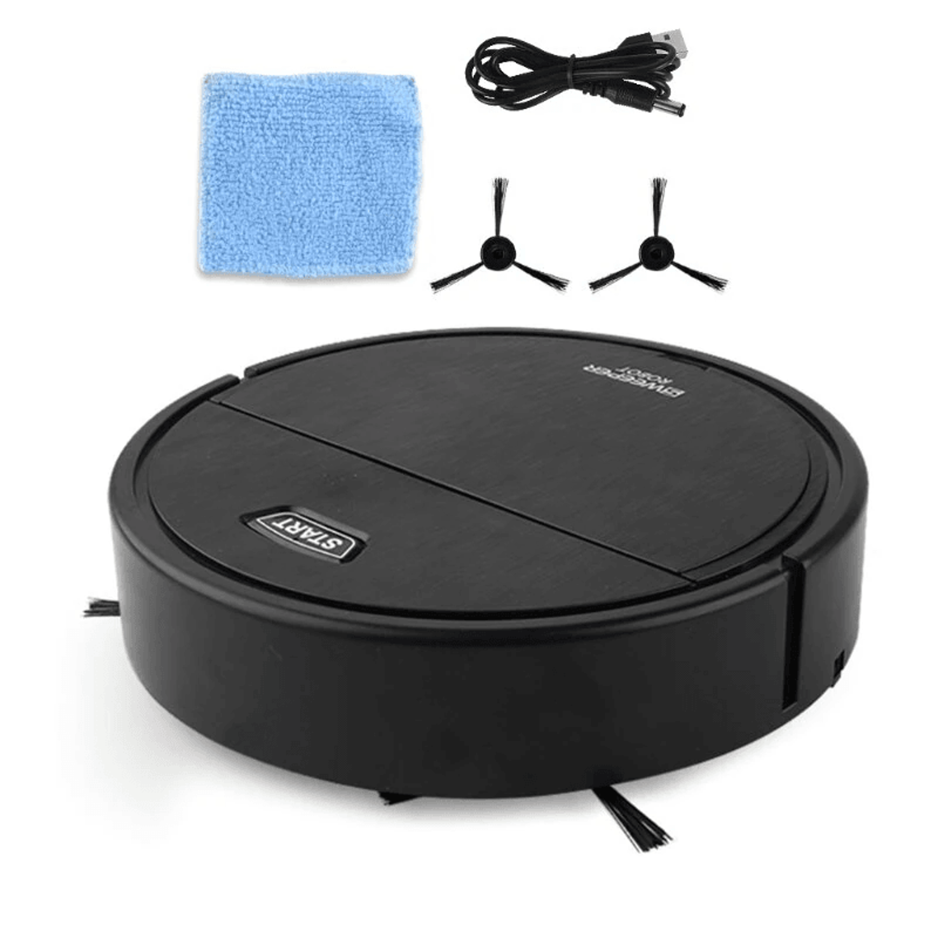 robot vacuum mop with suction and rechargeable usb power
