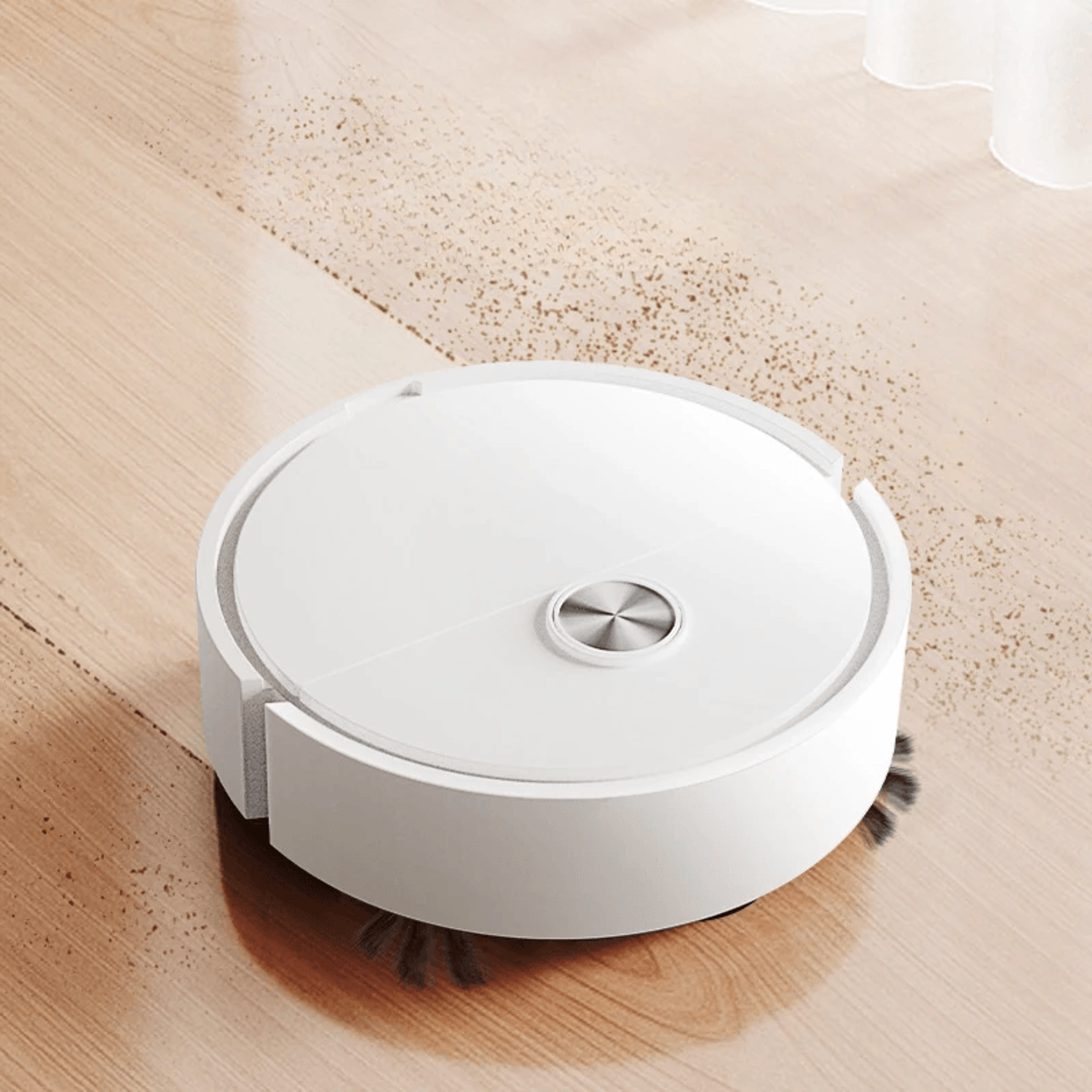 automatic robotic vacuum cleaner with quiet operation and usb c charging