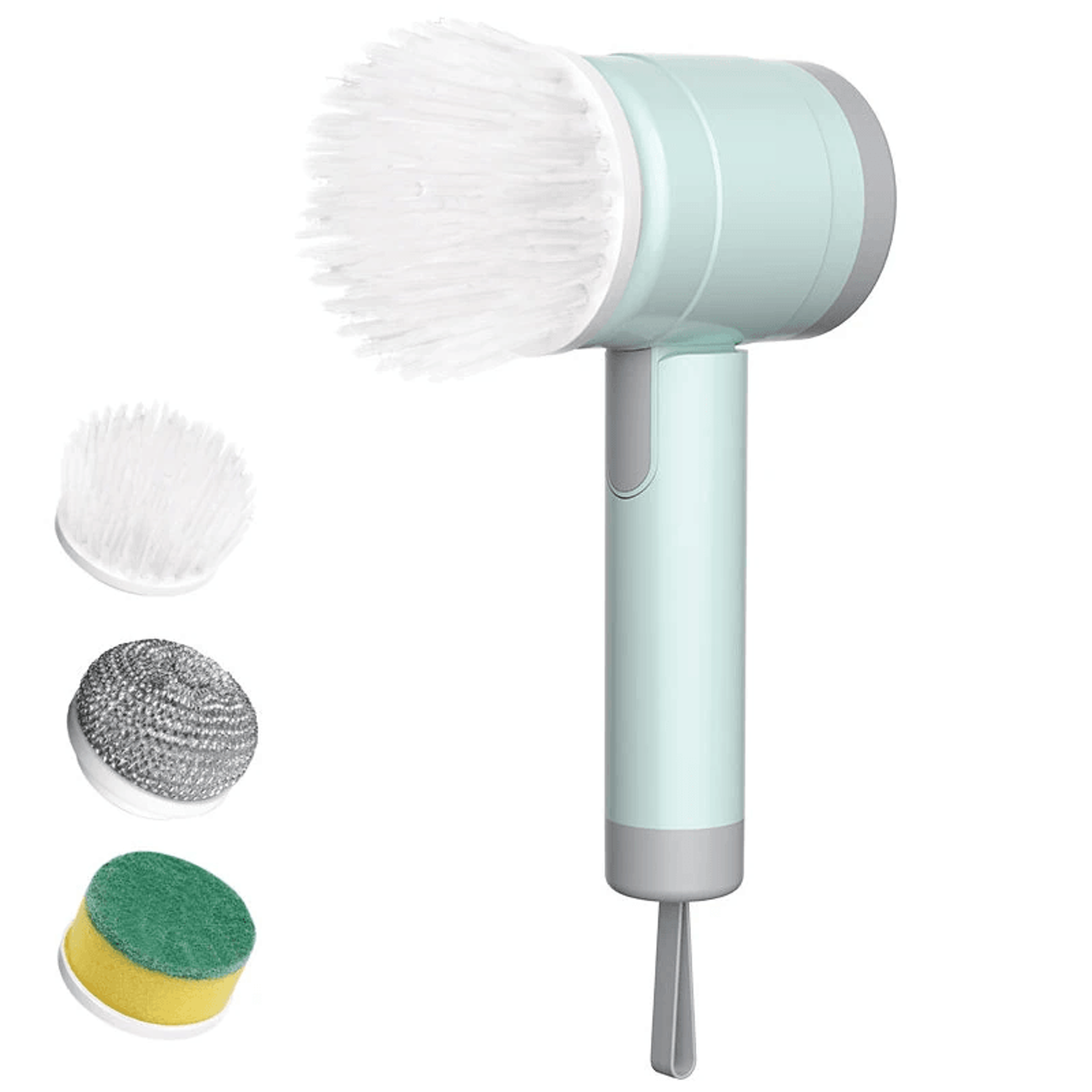 cordless electric cleaning brush waterproof rechargeable scrubber with digital display