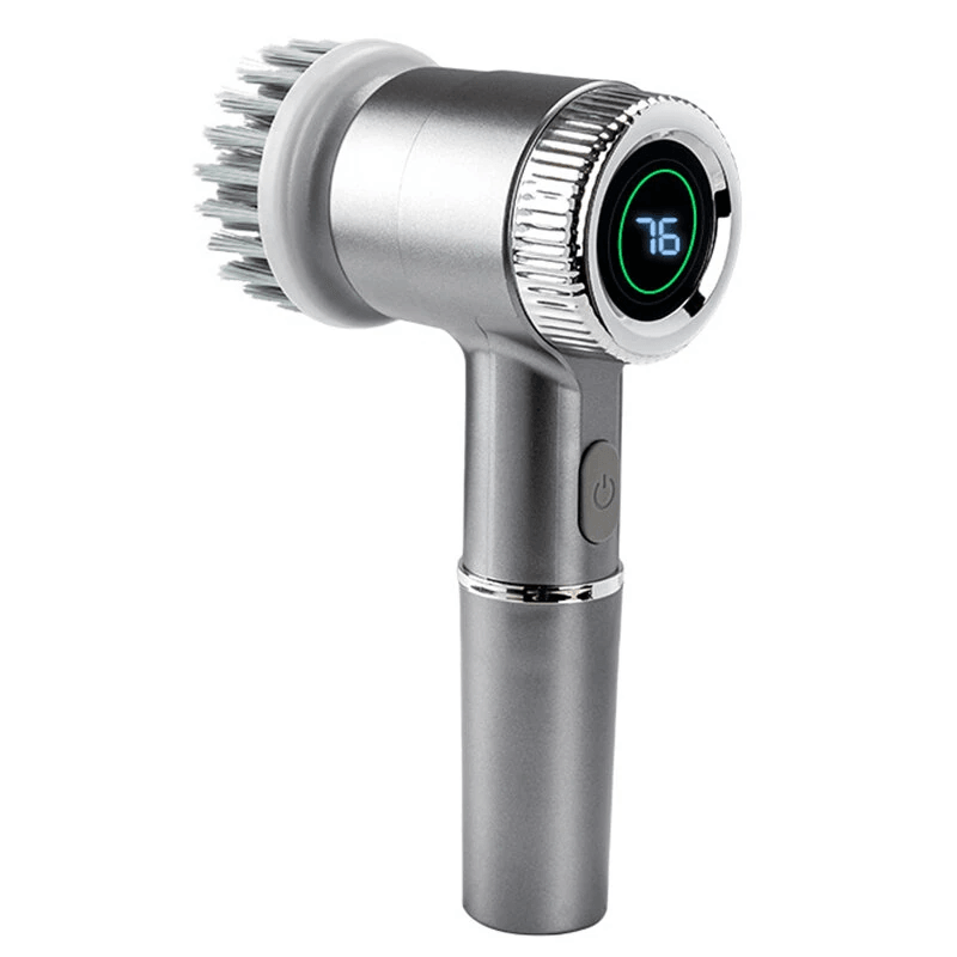 cordless electric cleaning scrubber with brush heads waterproof rechargeable design