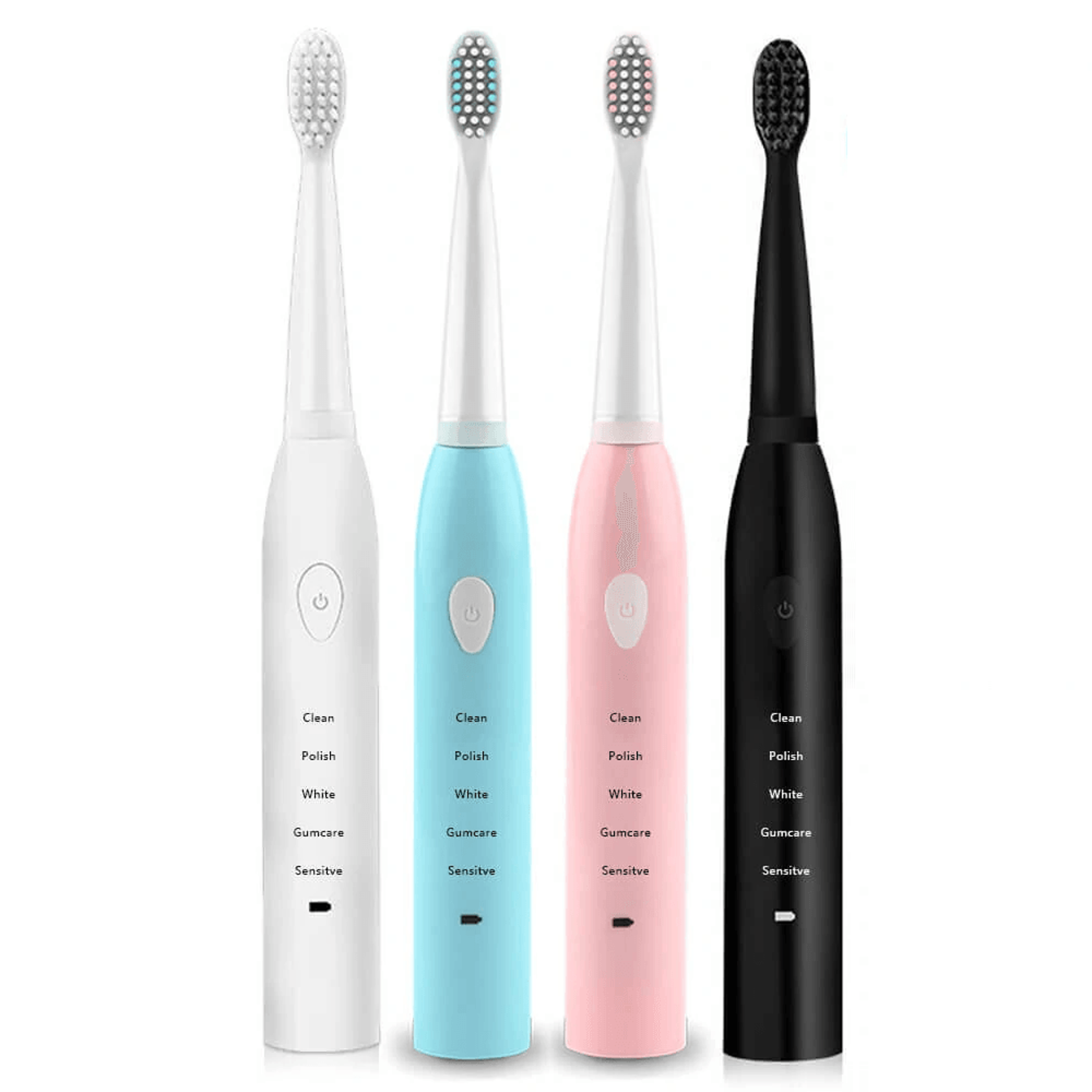 usb rechargeable sonic electric toothbrush with cleaning modes and brush heads