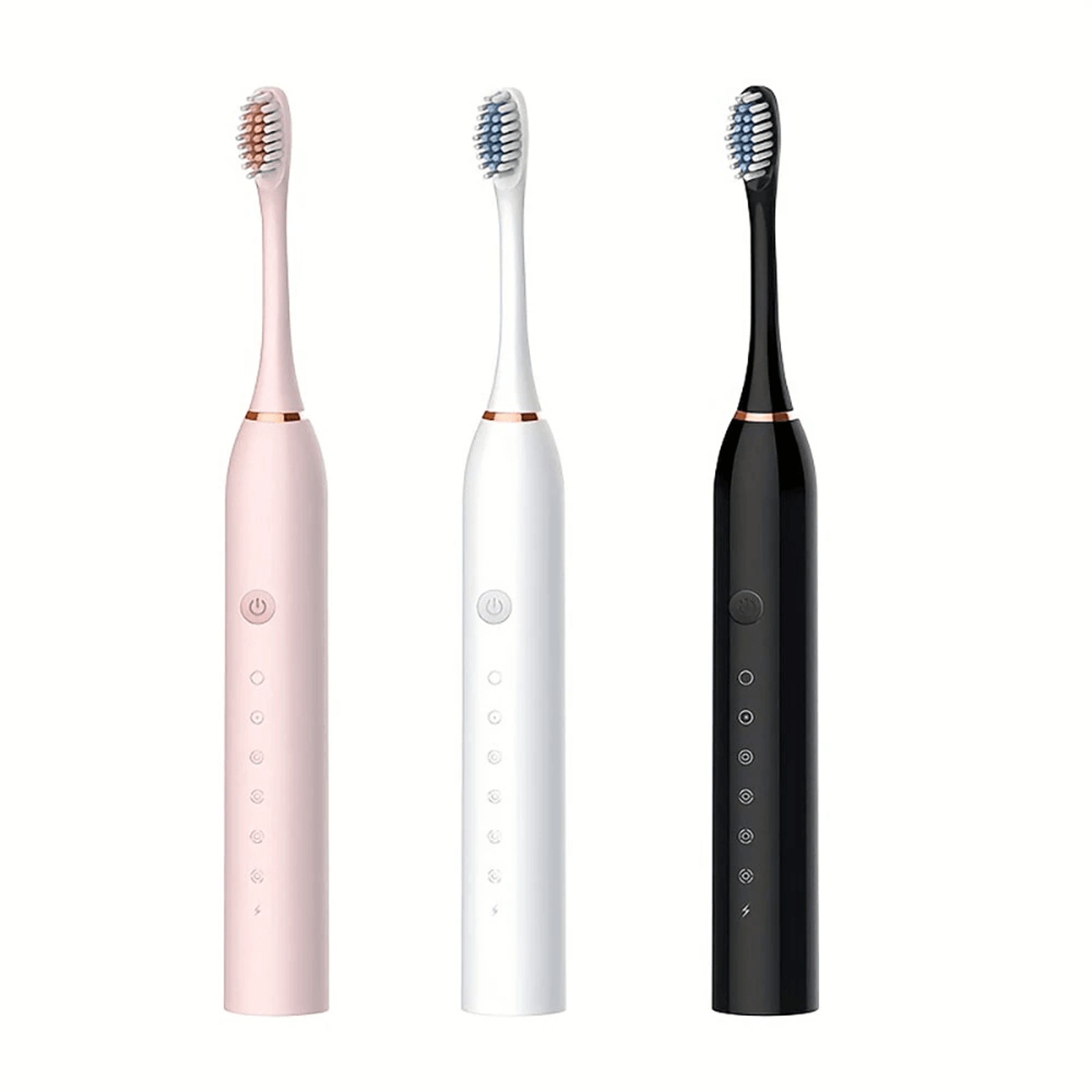 ultrasonic electric toothbrush with modes waterproof design and brush heads