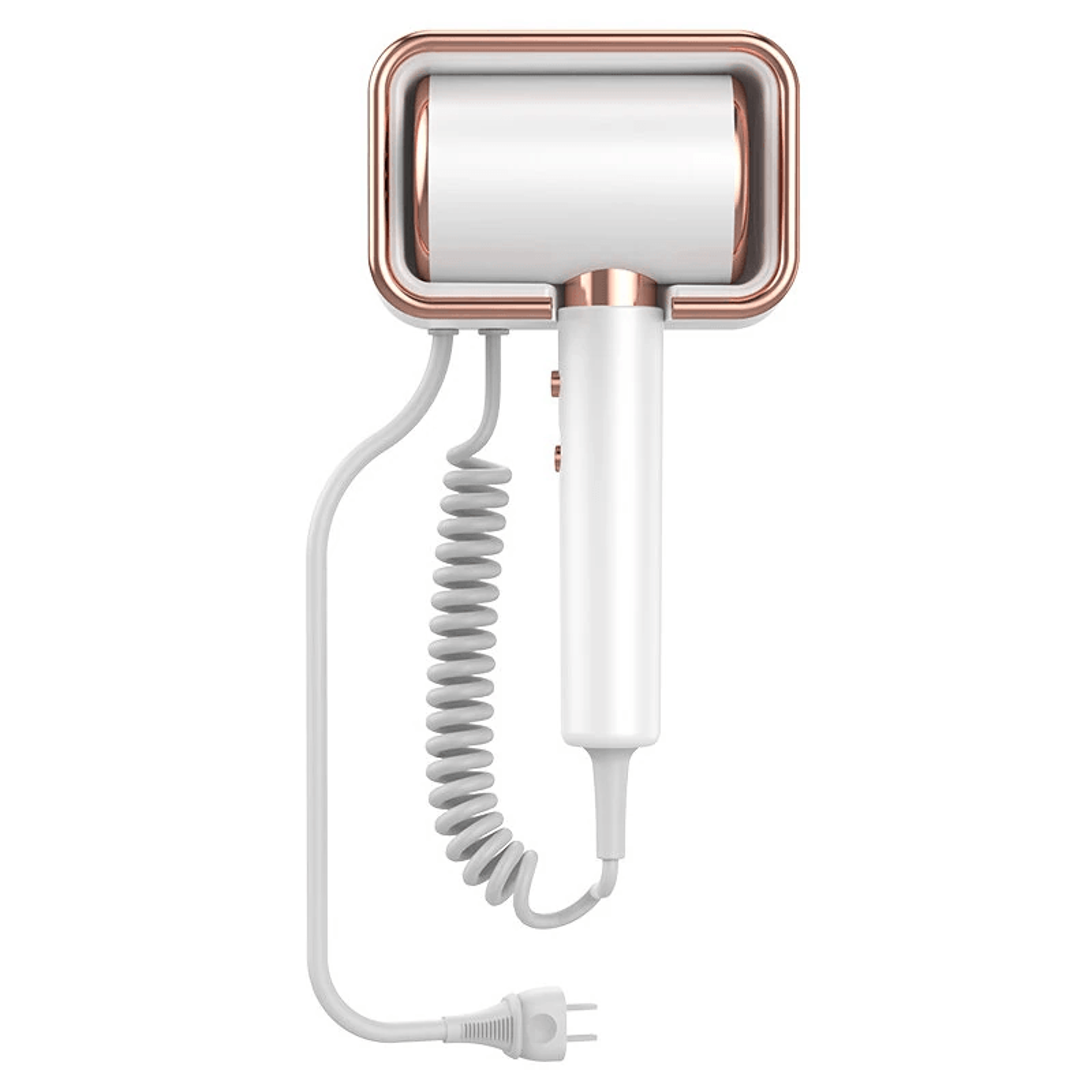 ionic wall mounted hair dryer with constant temperature and speed levels