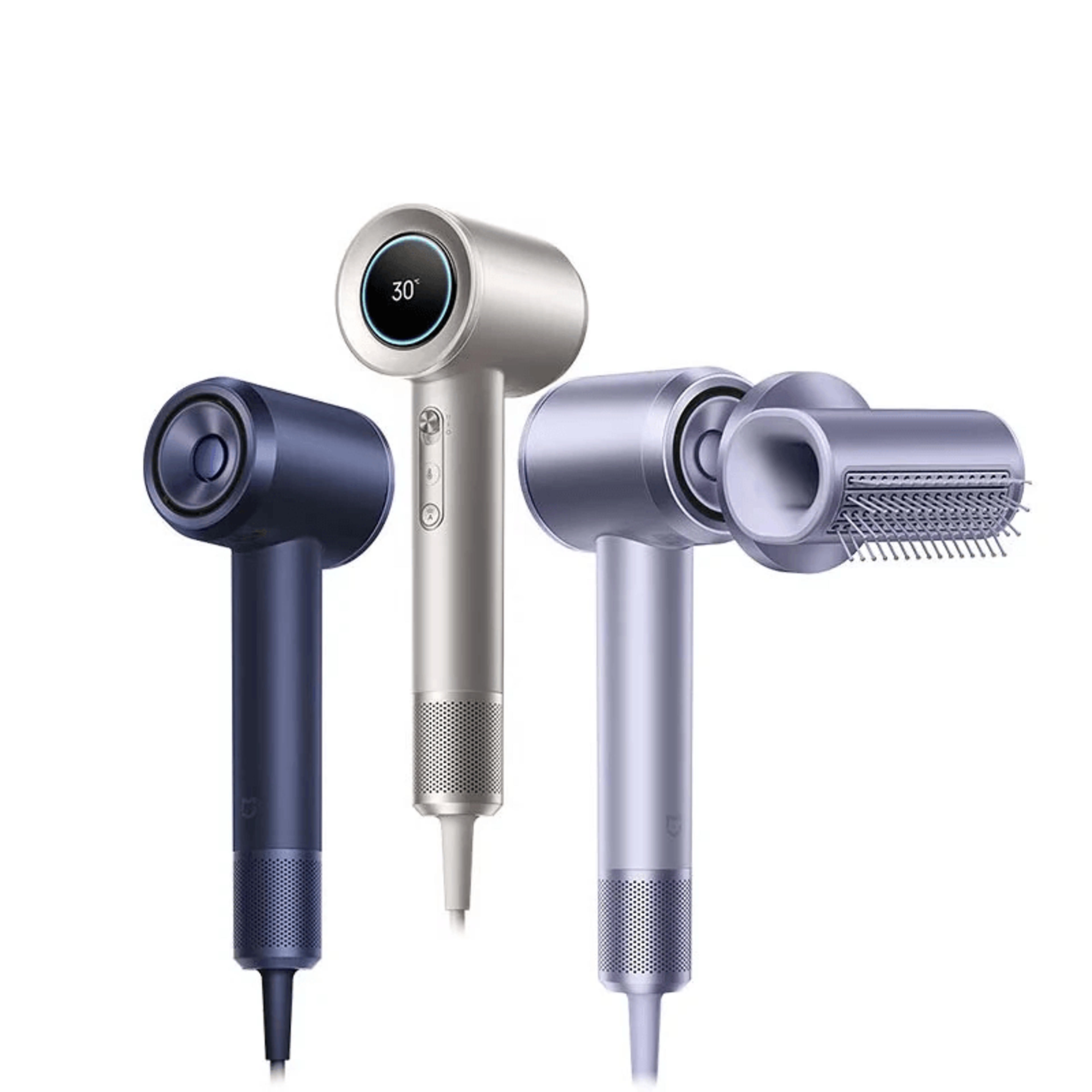 high speed ionic hair dryer rpm with ntc temperature control and nozzles