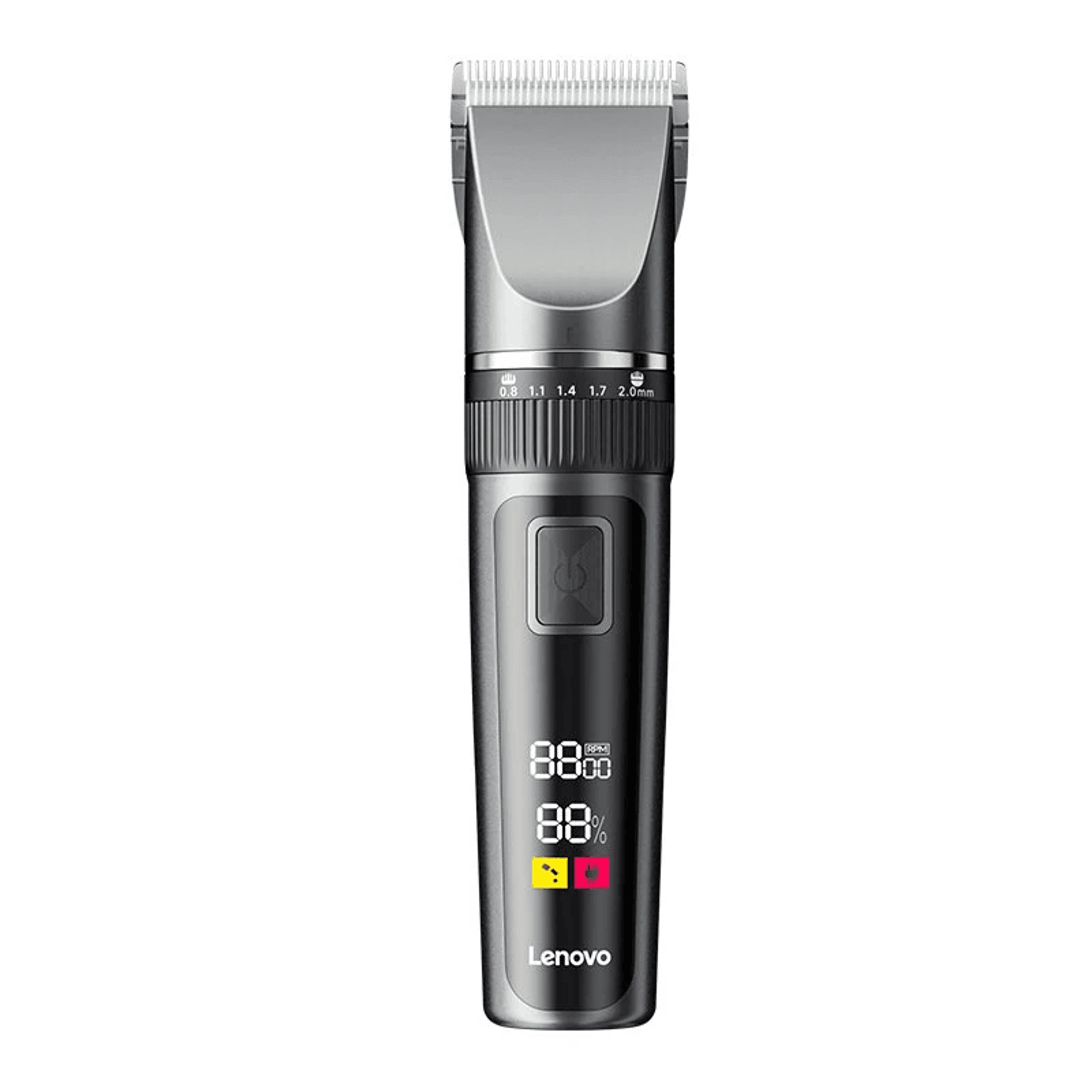 cordless hair clipper with led display ceramic blade minute runtime