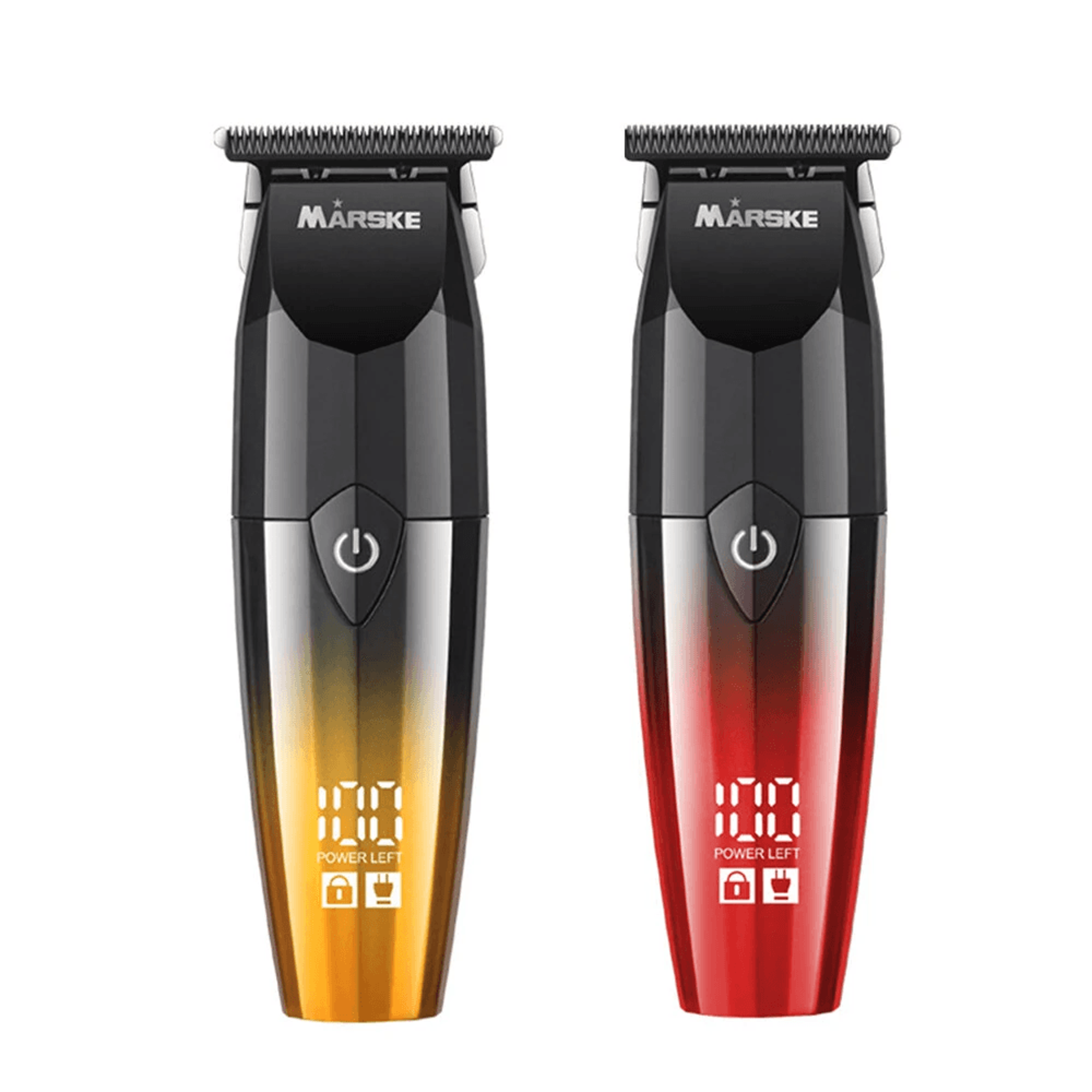 cordless hair clipper motor led display usb rechargeable stainless steel blade