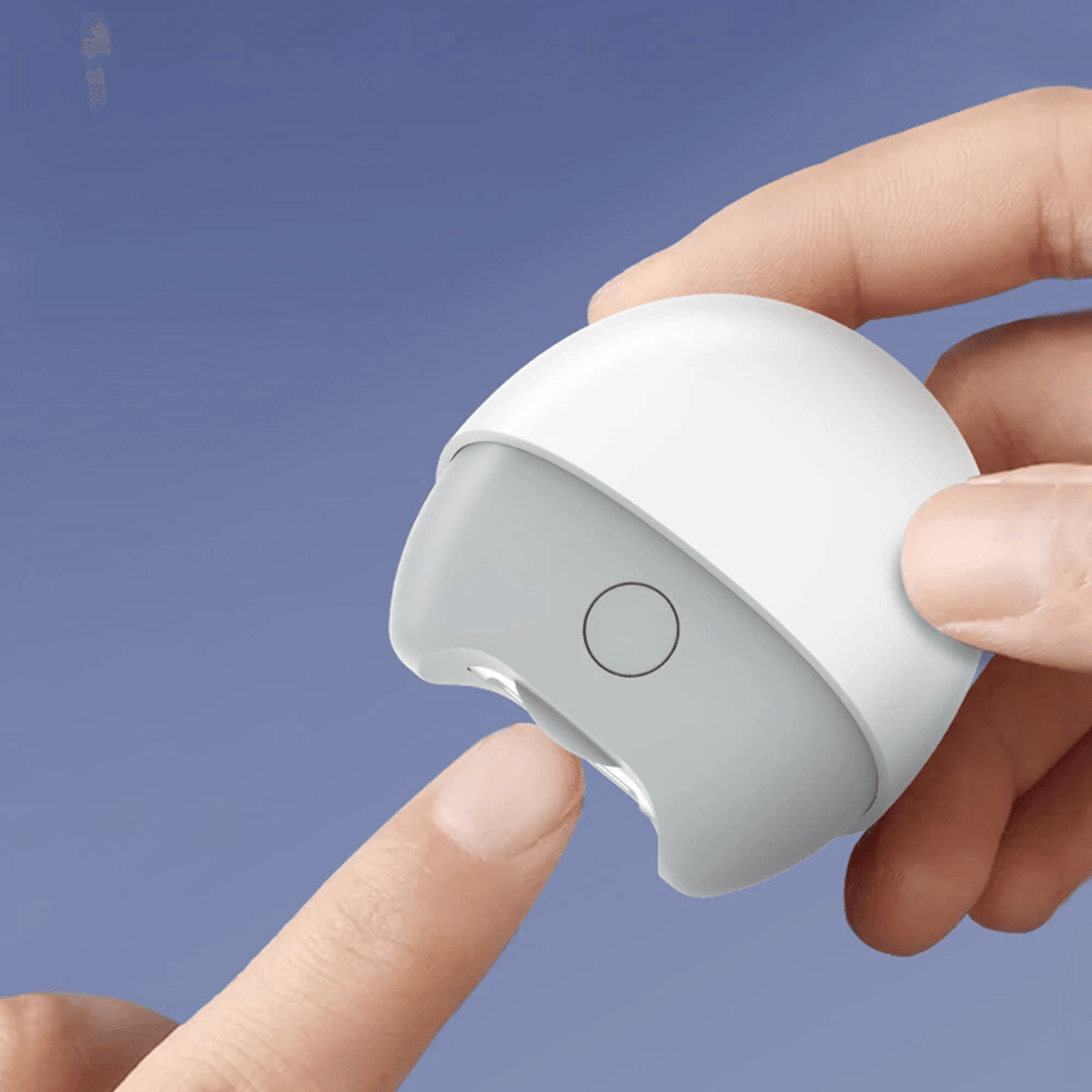 portable rechargeable electric nail clipper with safety sensor led light and type c charging