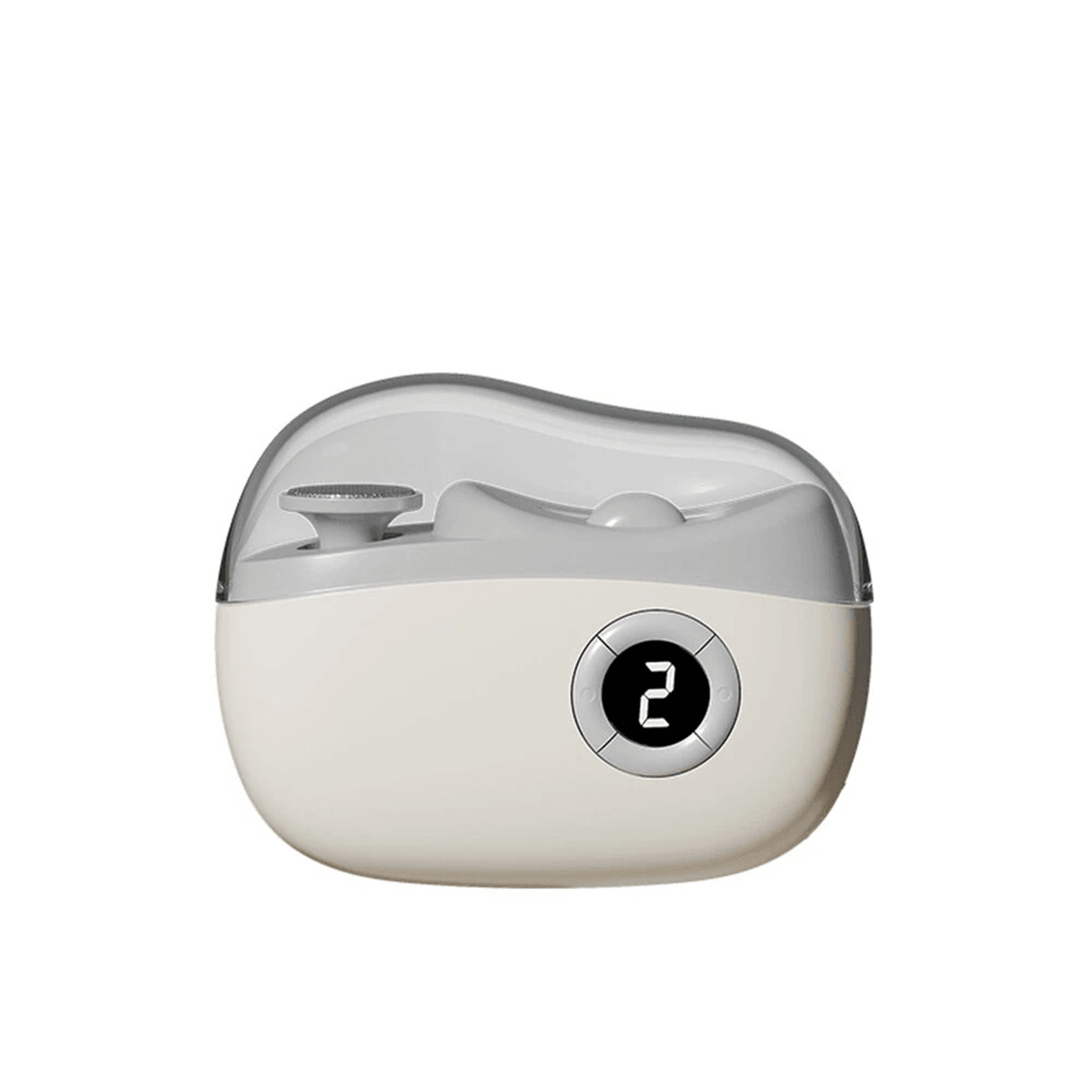 electric nail trimmer usb rechargeable speed nail clipper with led light and polishing