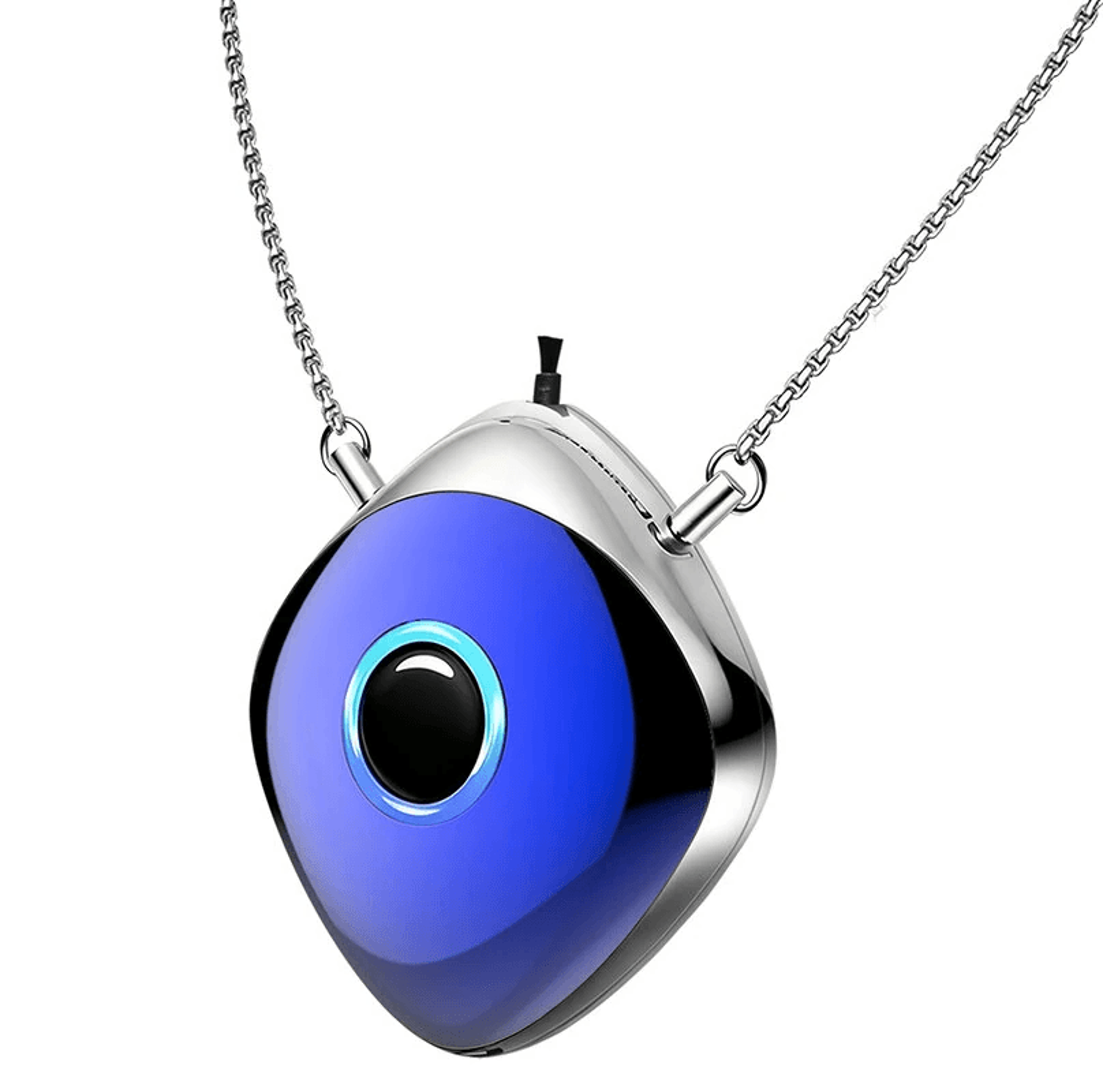 portable wearable negative ion air purifier necklace with type c charging