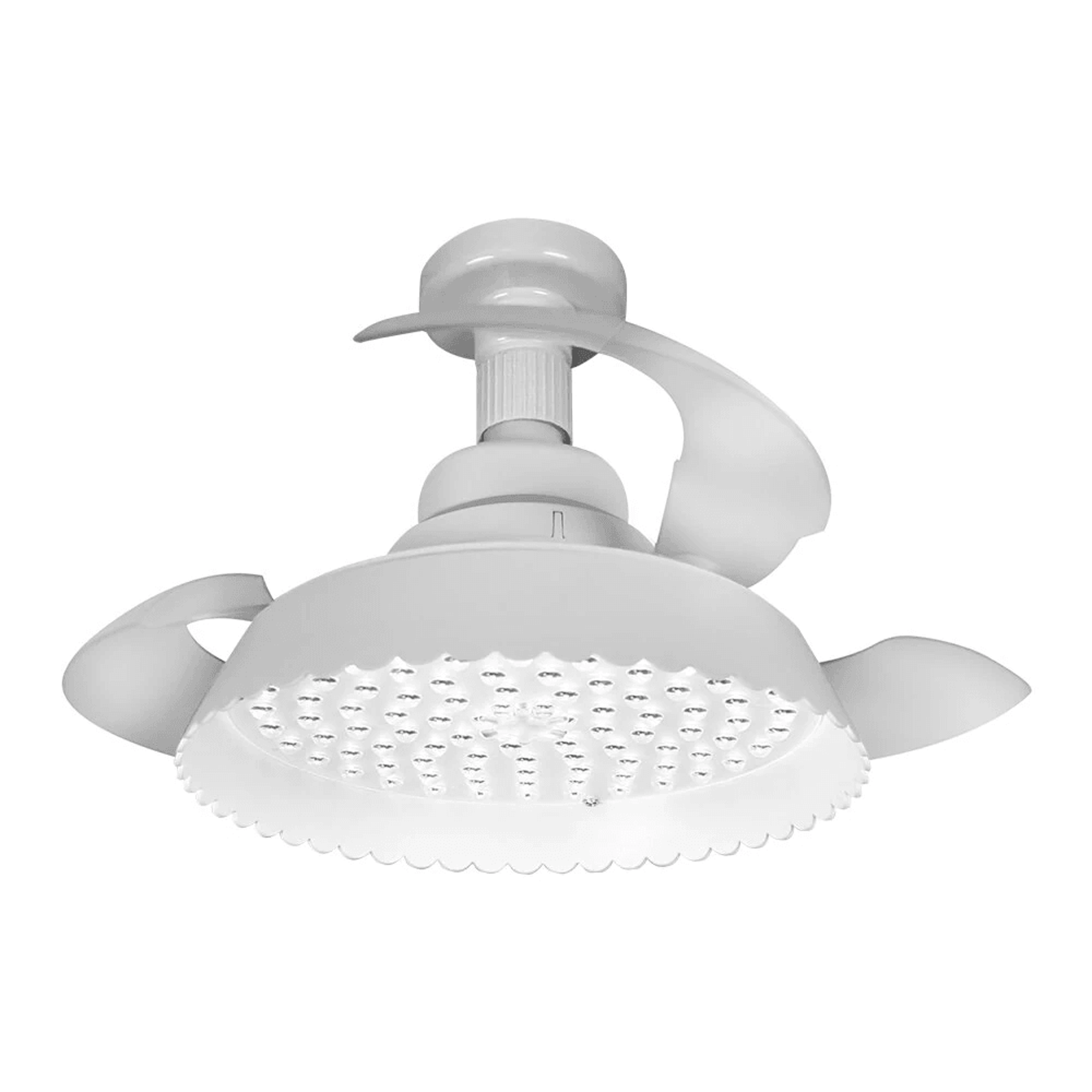 fresh food fan light with retractable blades color temperature and remote control
