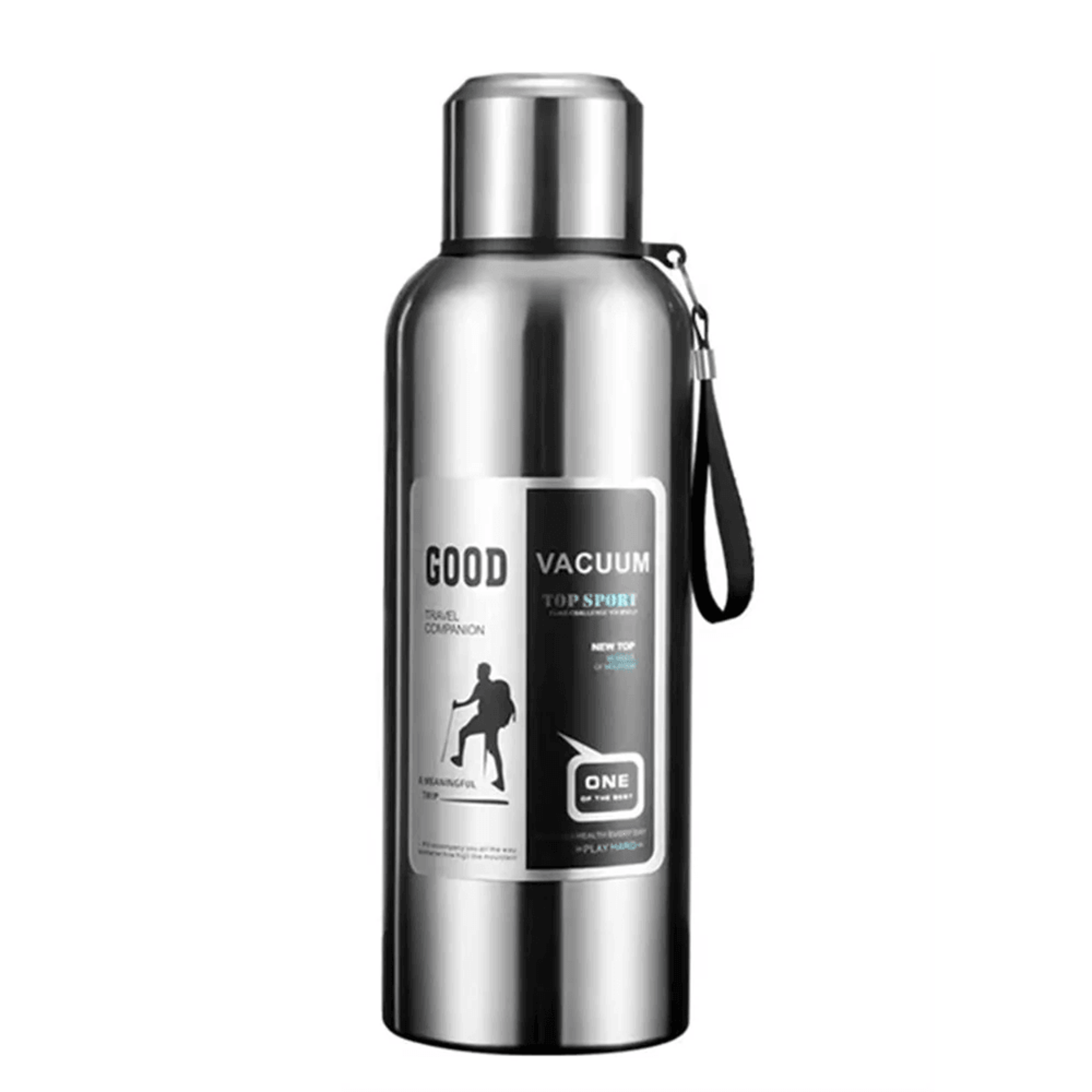 stainless steel insulated water bottle large capacity vacuum thermal travel mug