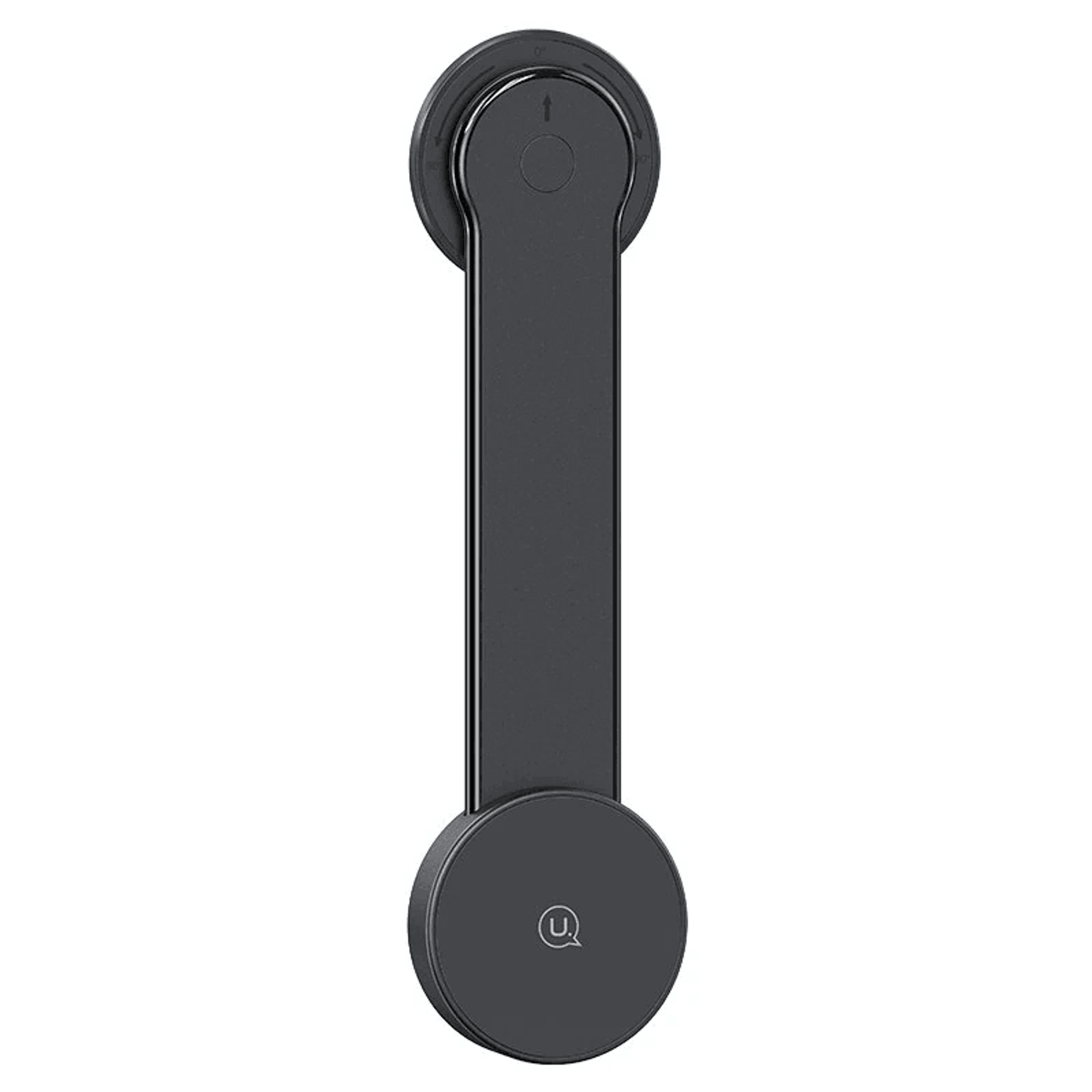 black magnetic car phone holder with flexible bendable design