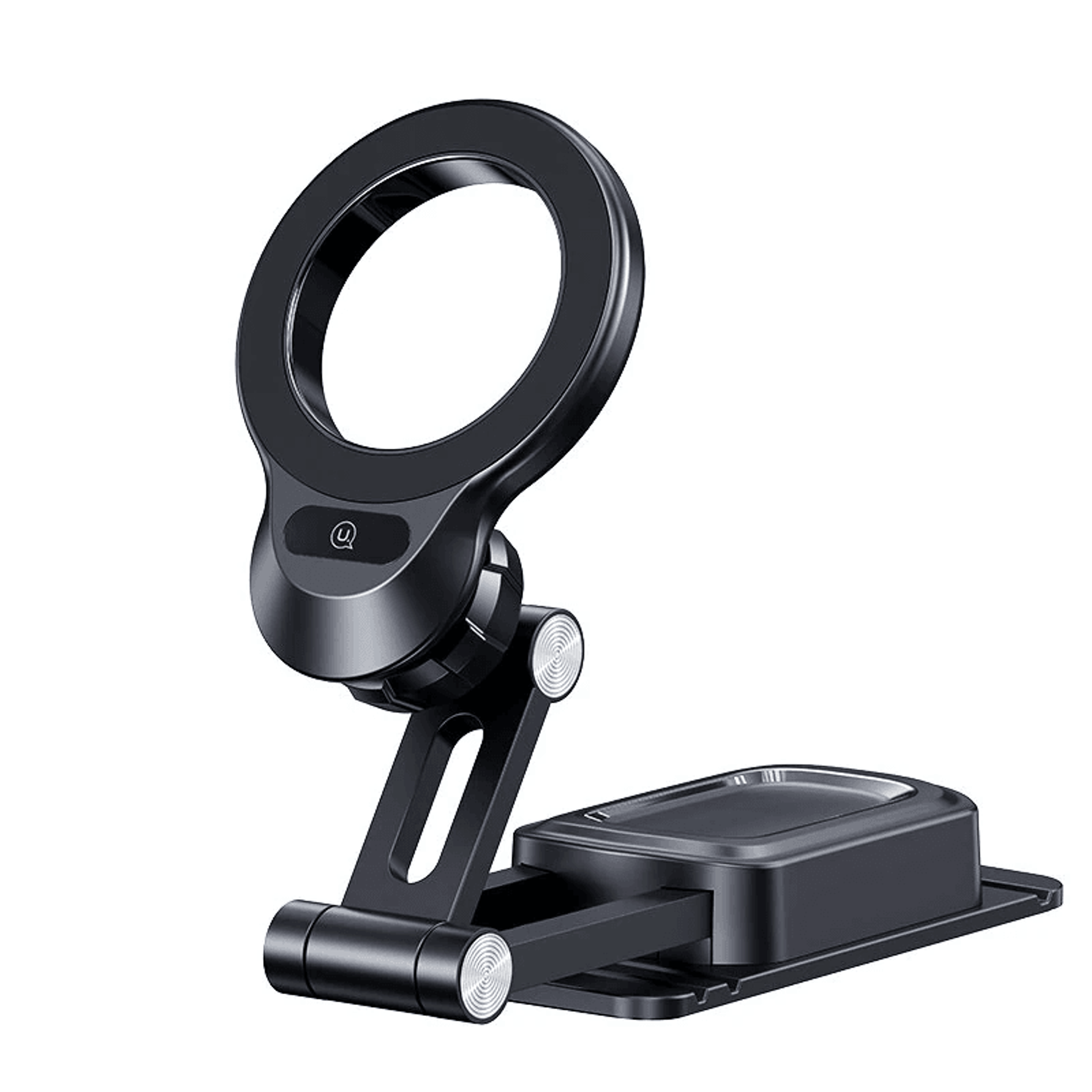magnetic car phone holder center console mount stand black
