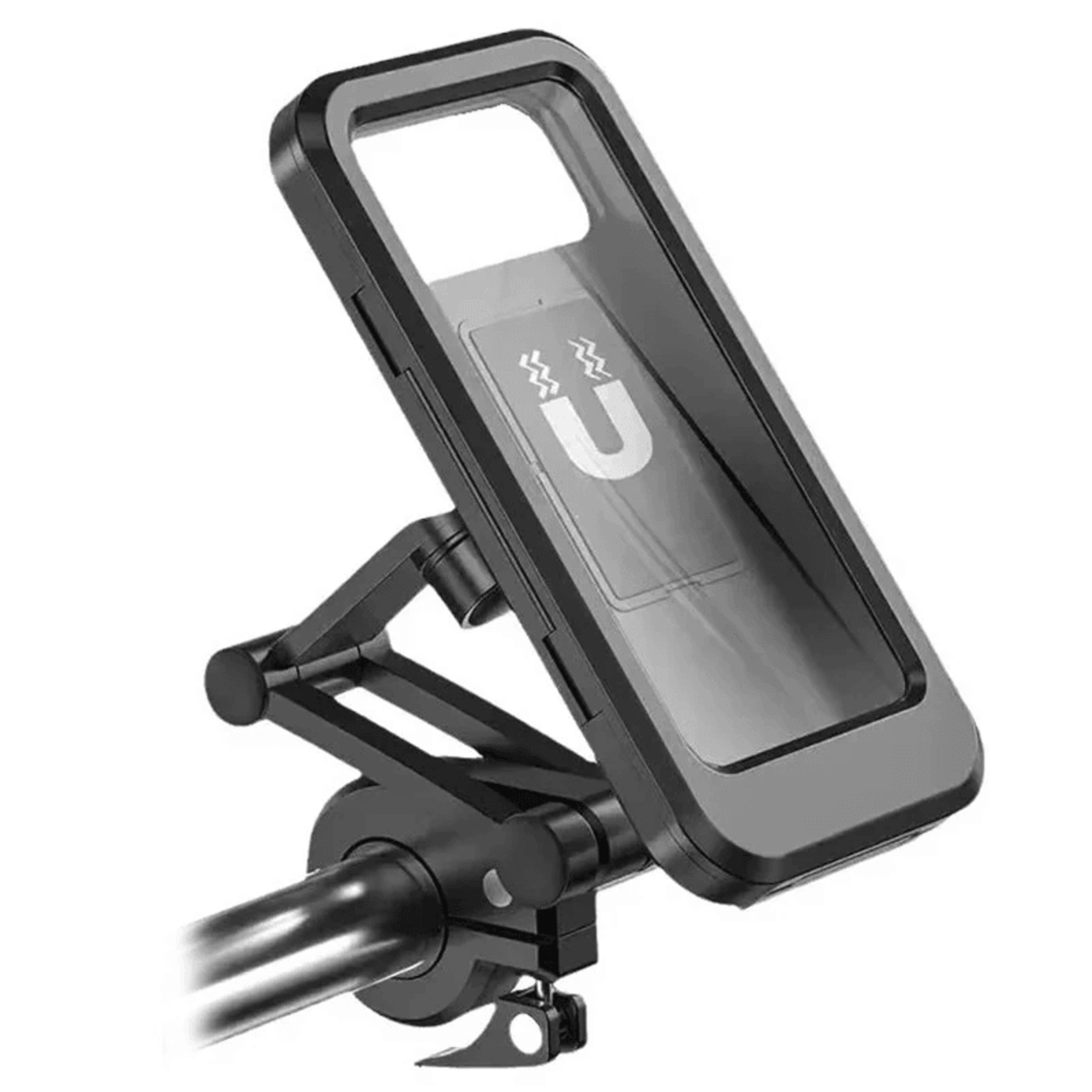 waterproof motorcycle phone holder magnetic universal bicycle mount