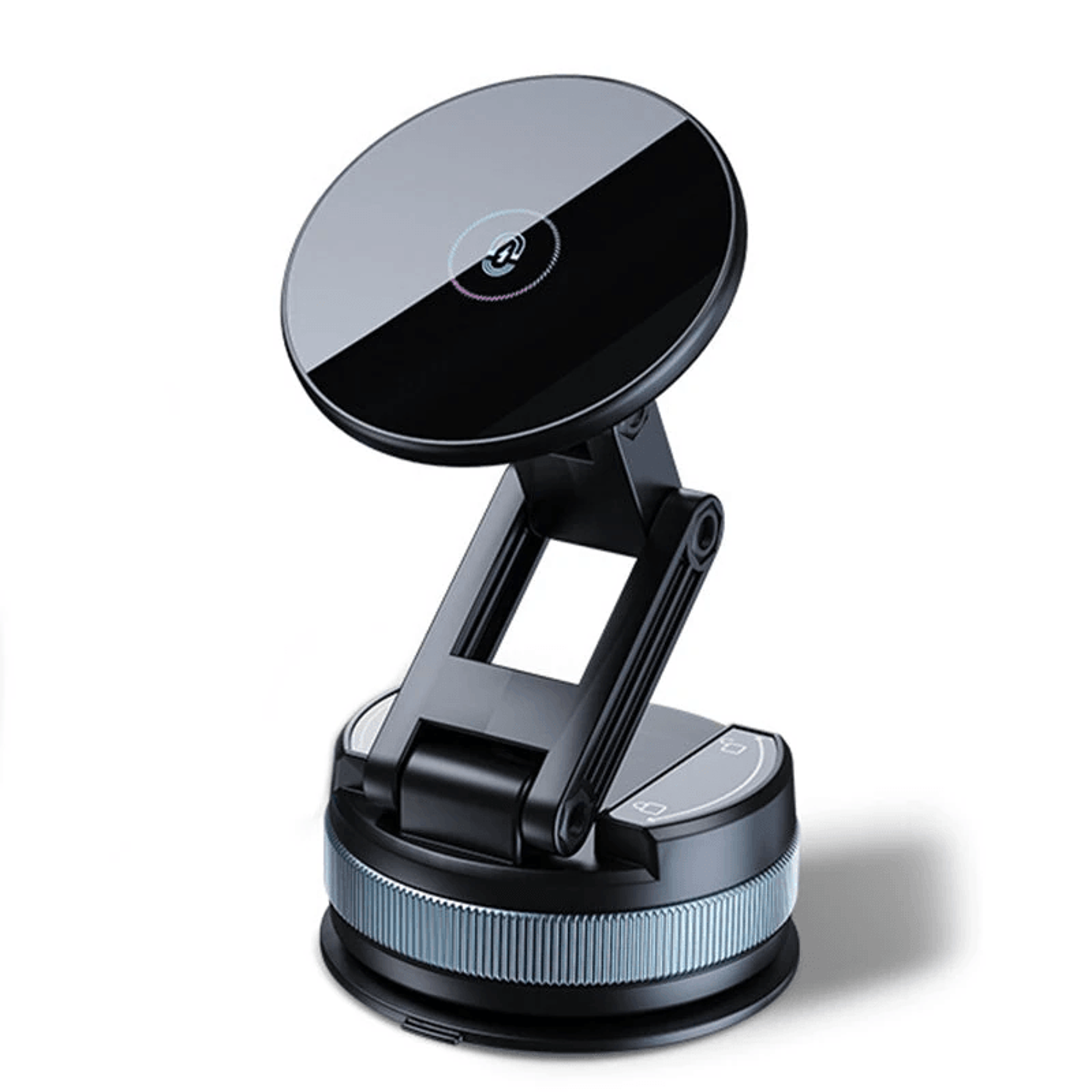 magnetic car phone holder foldable and extendable mount for dashboard and windshield
