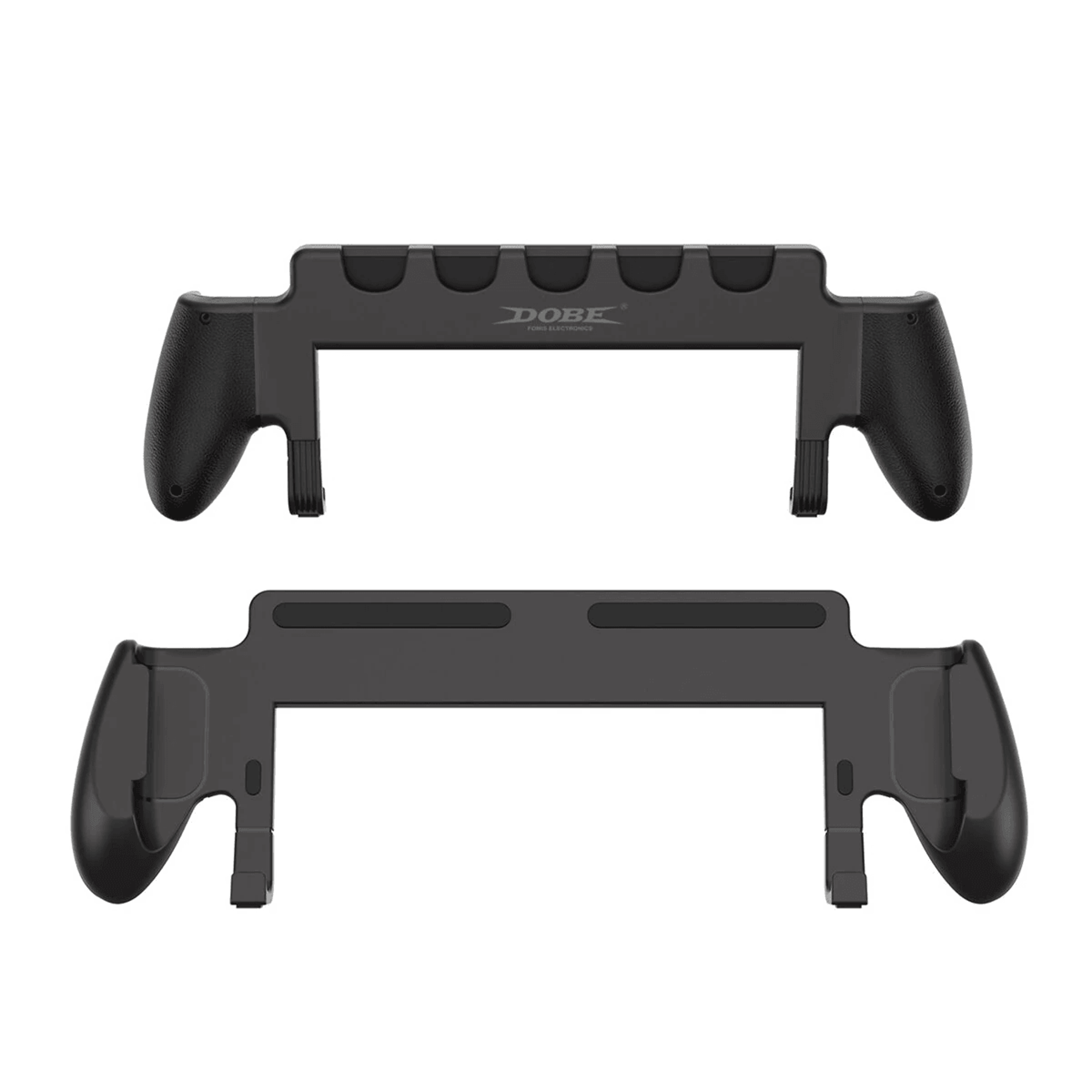 nintendo switch console grip with game card slots and built in stand