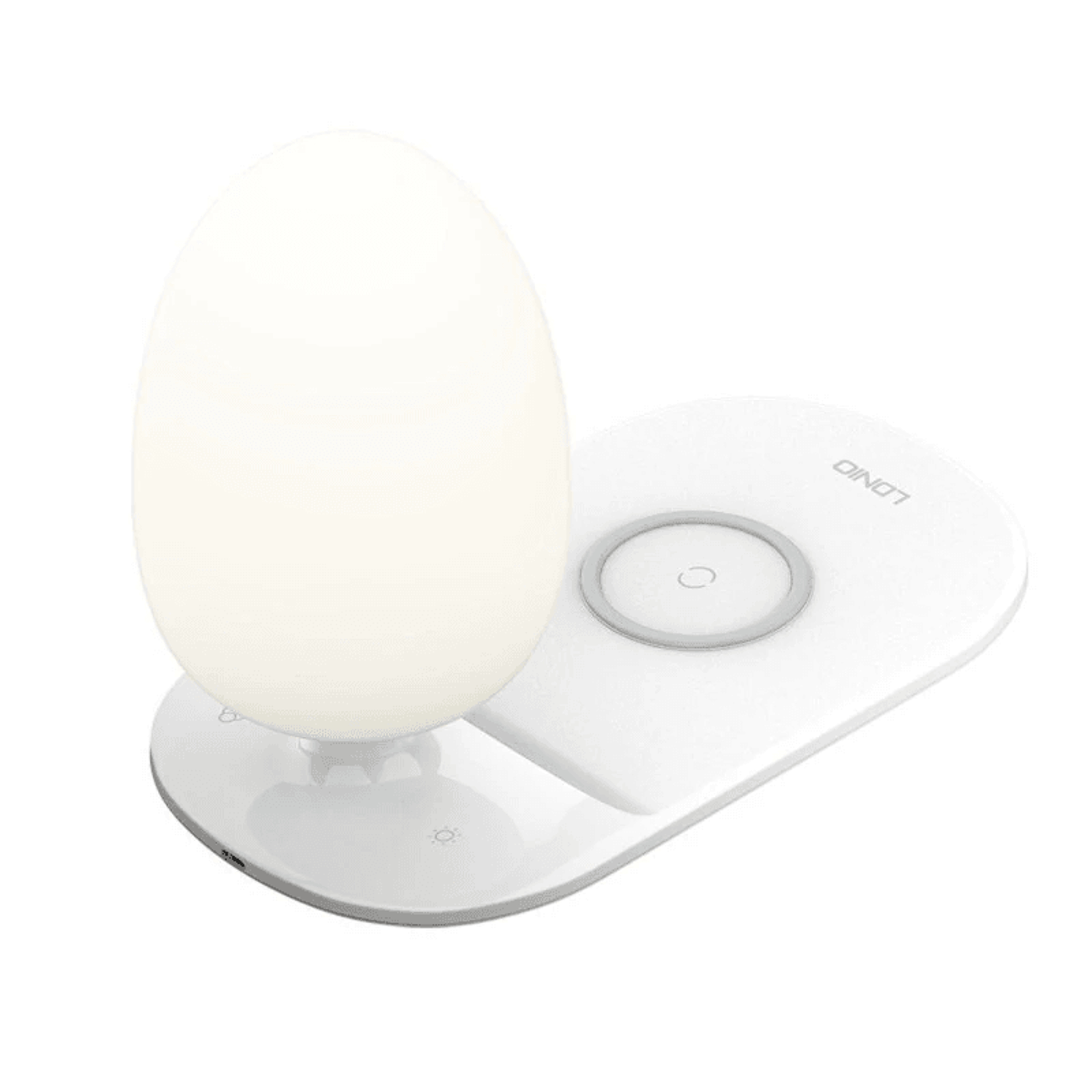 wireless charging pad with desk lamp for qi enabled smartphones