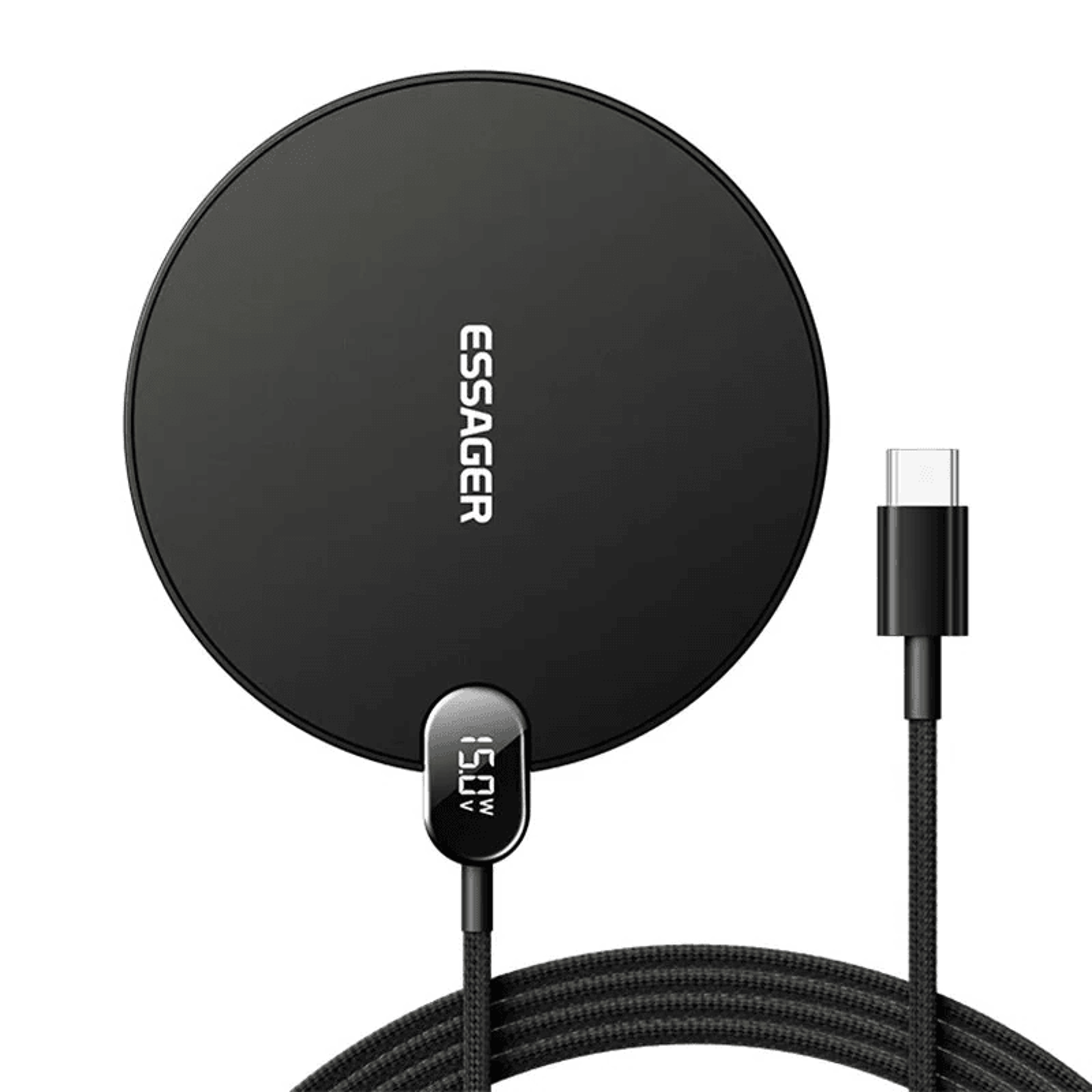 wireless charging pad with led power display