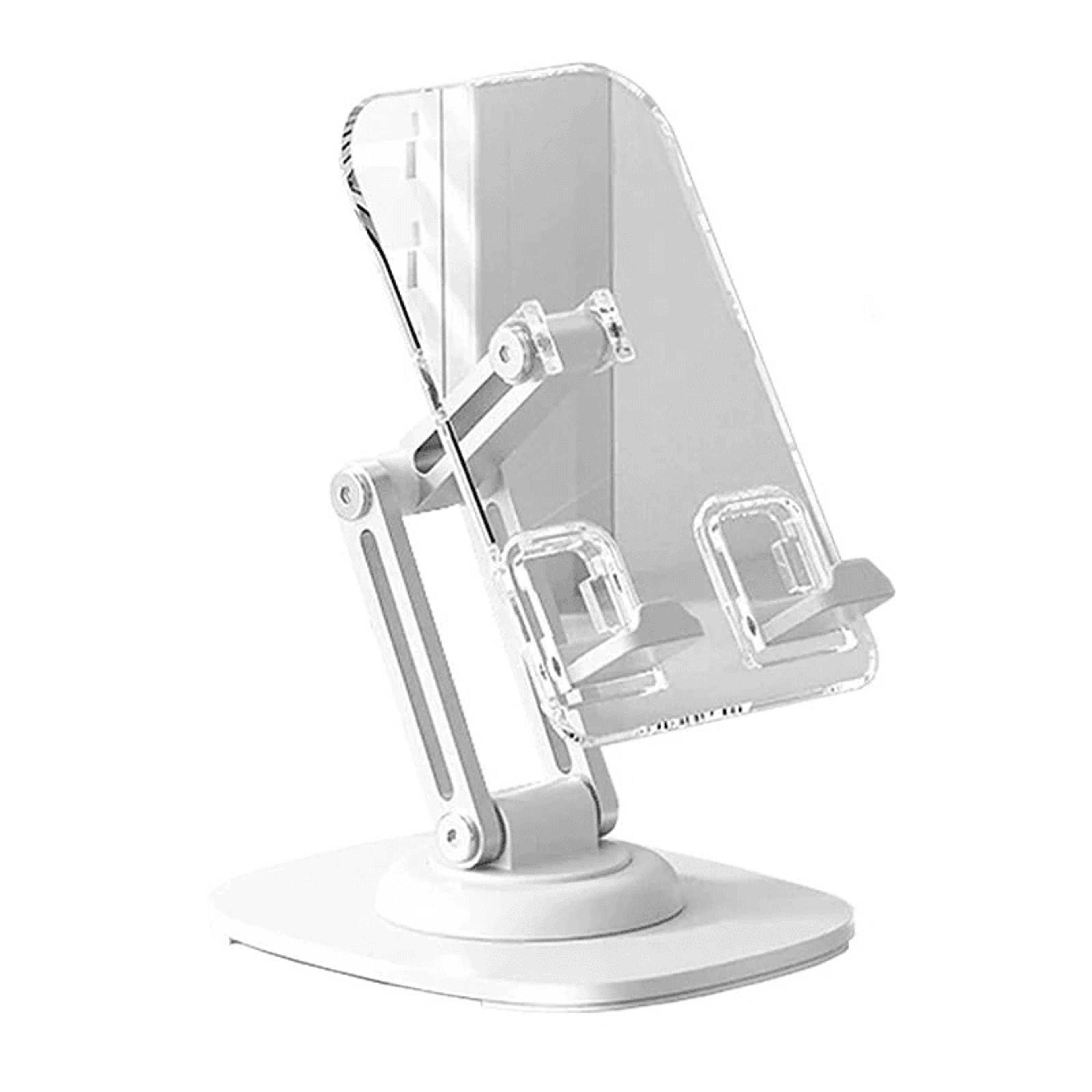 foldable desktop phone stand with degree rotation and adjustable height