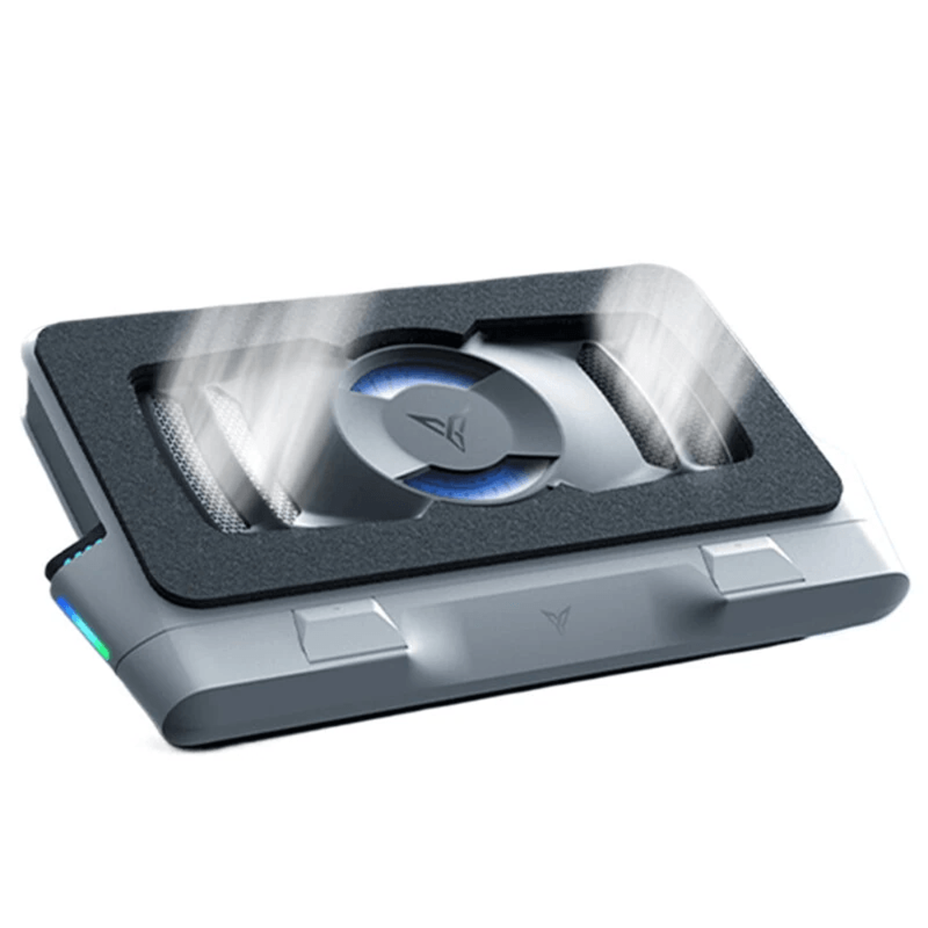 gaming laptop cooling pad with rpm fan rgb lighting and adjustable stand