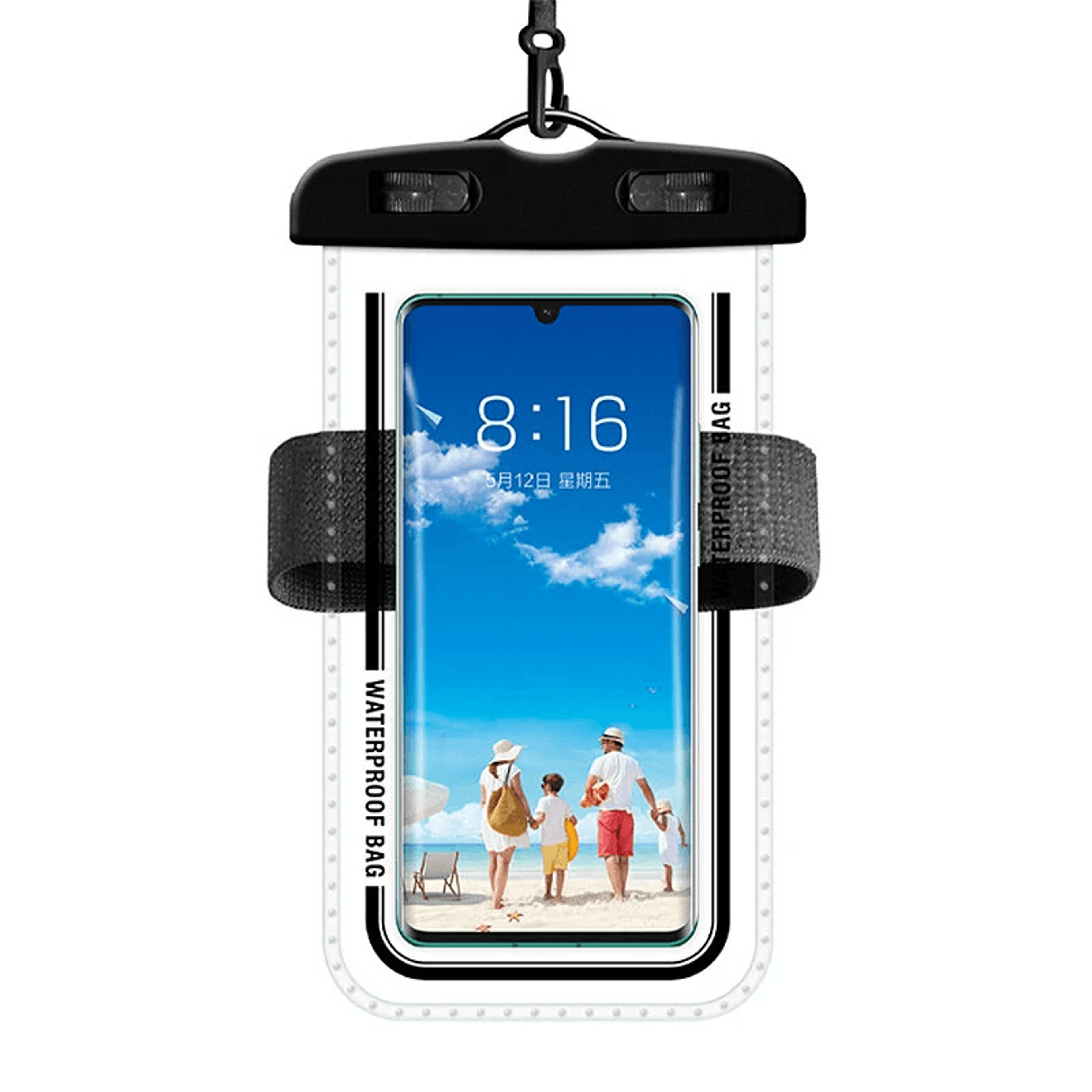 waterproof phone pouch with armband for phones