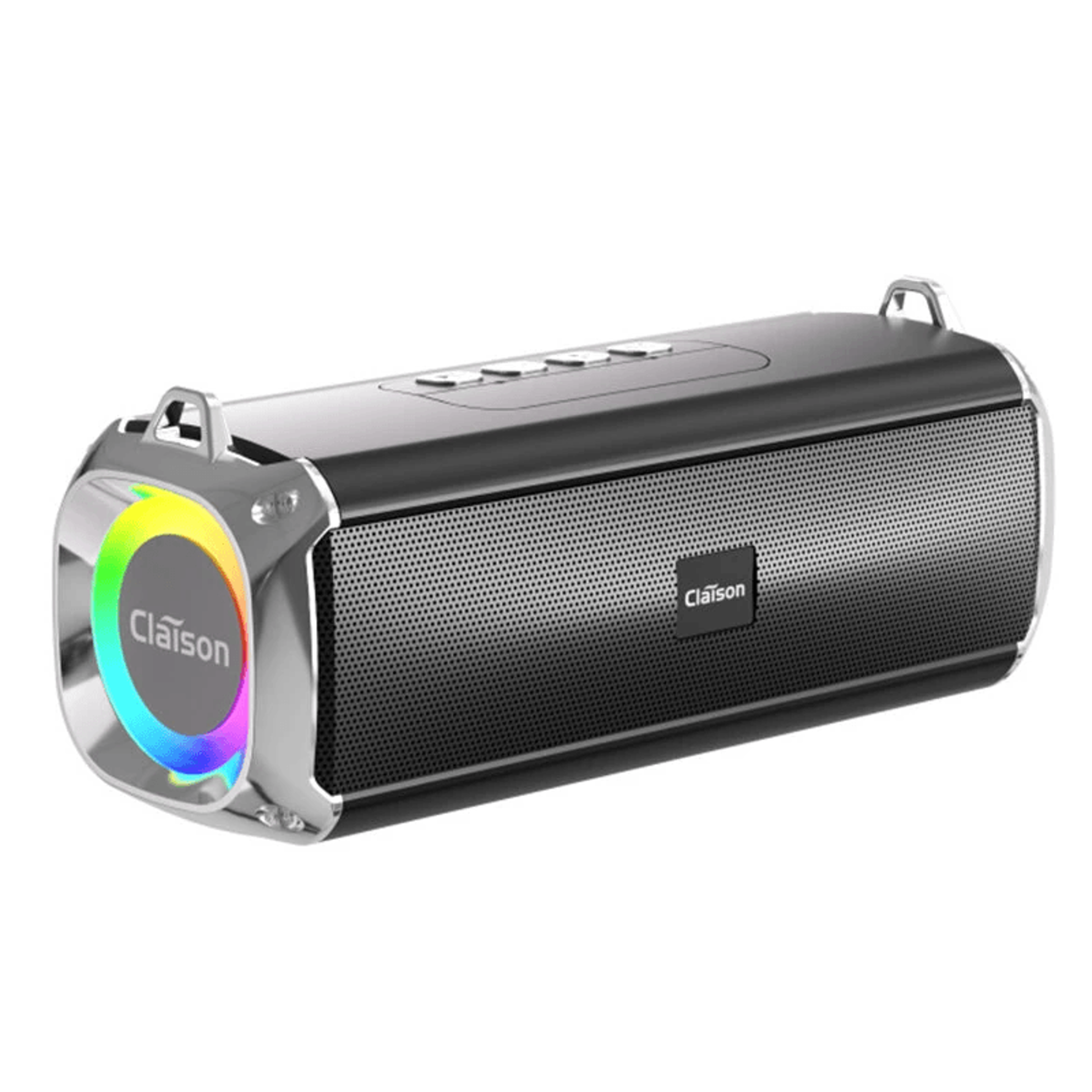 portable bluetooth speaker with rgb lights tws pairing and multi input playback