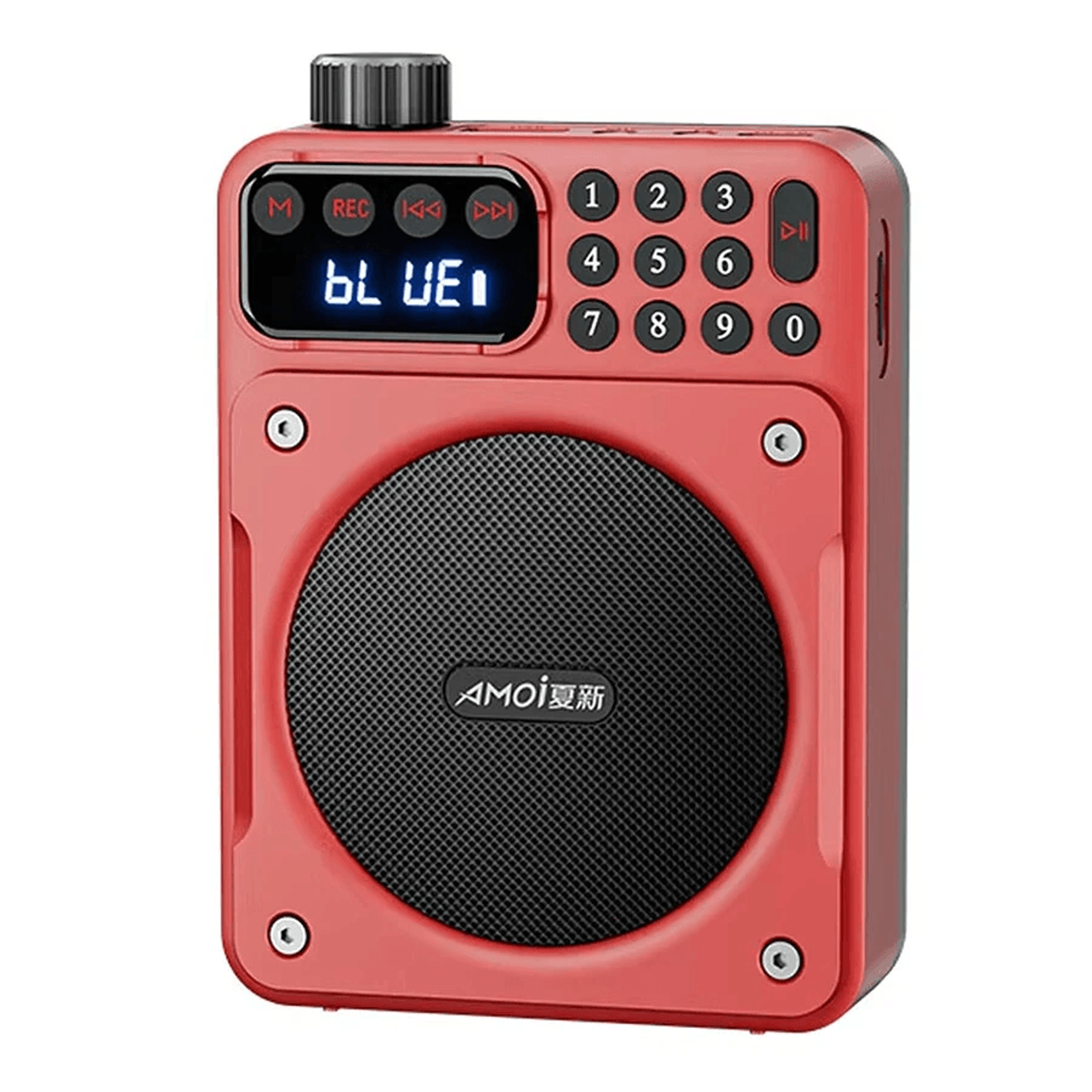portable bluetooth speaker with digital fm radio dual speakers and battery