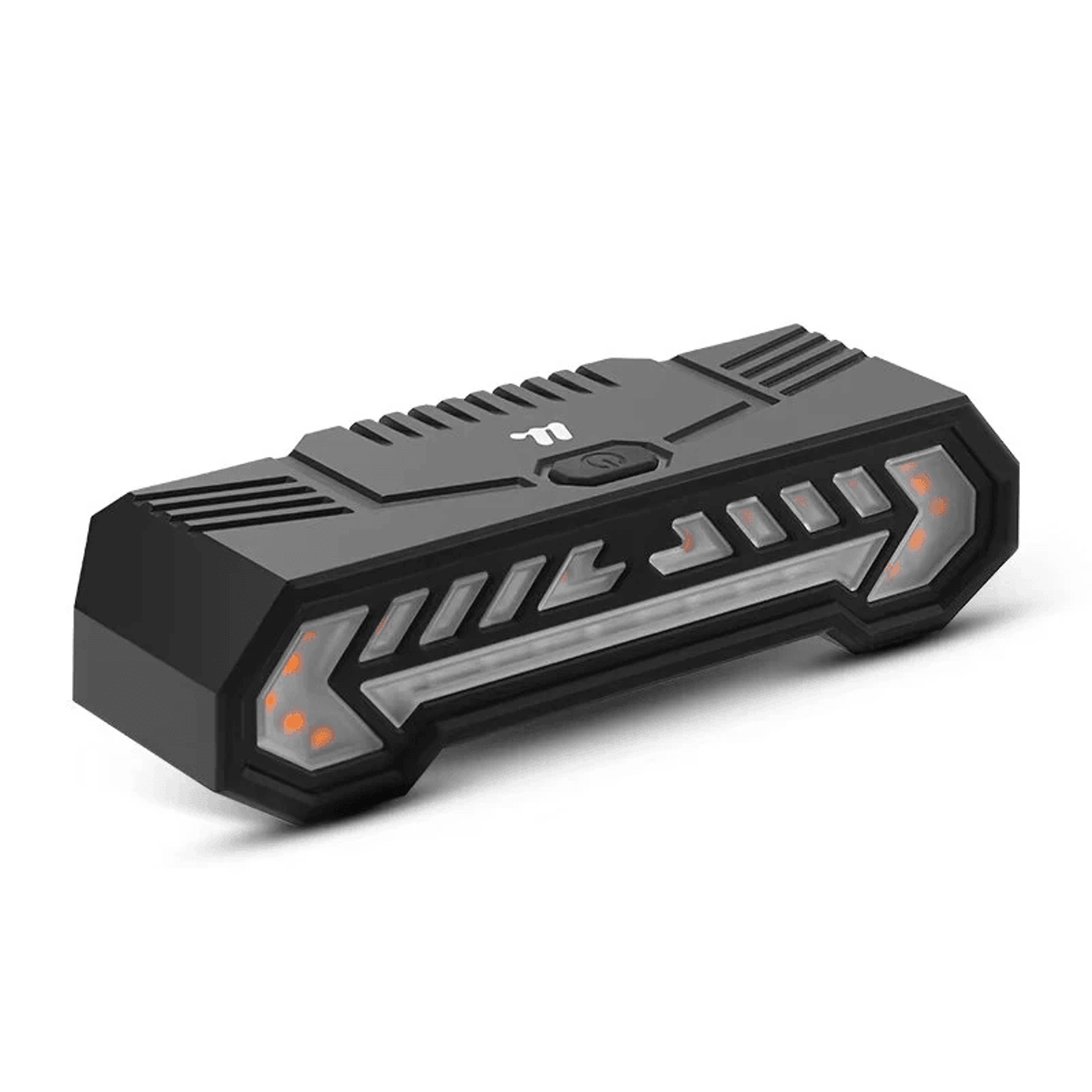 wireless bicycle turn signal taillight with ground projection and remote control