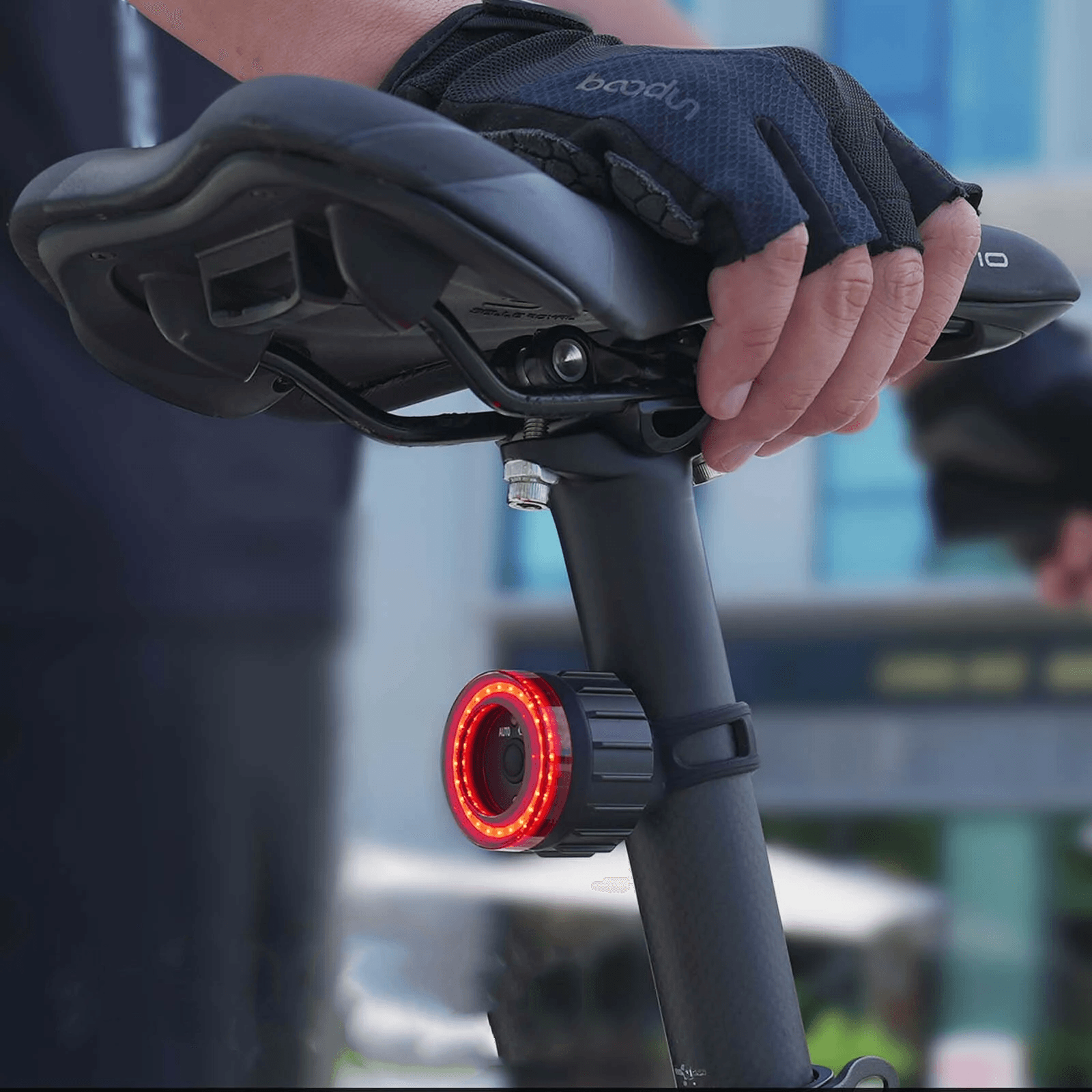 usb rechargeable bicycle tail light with brake sensor and automatic mode