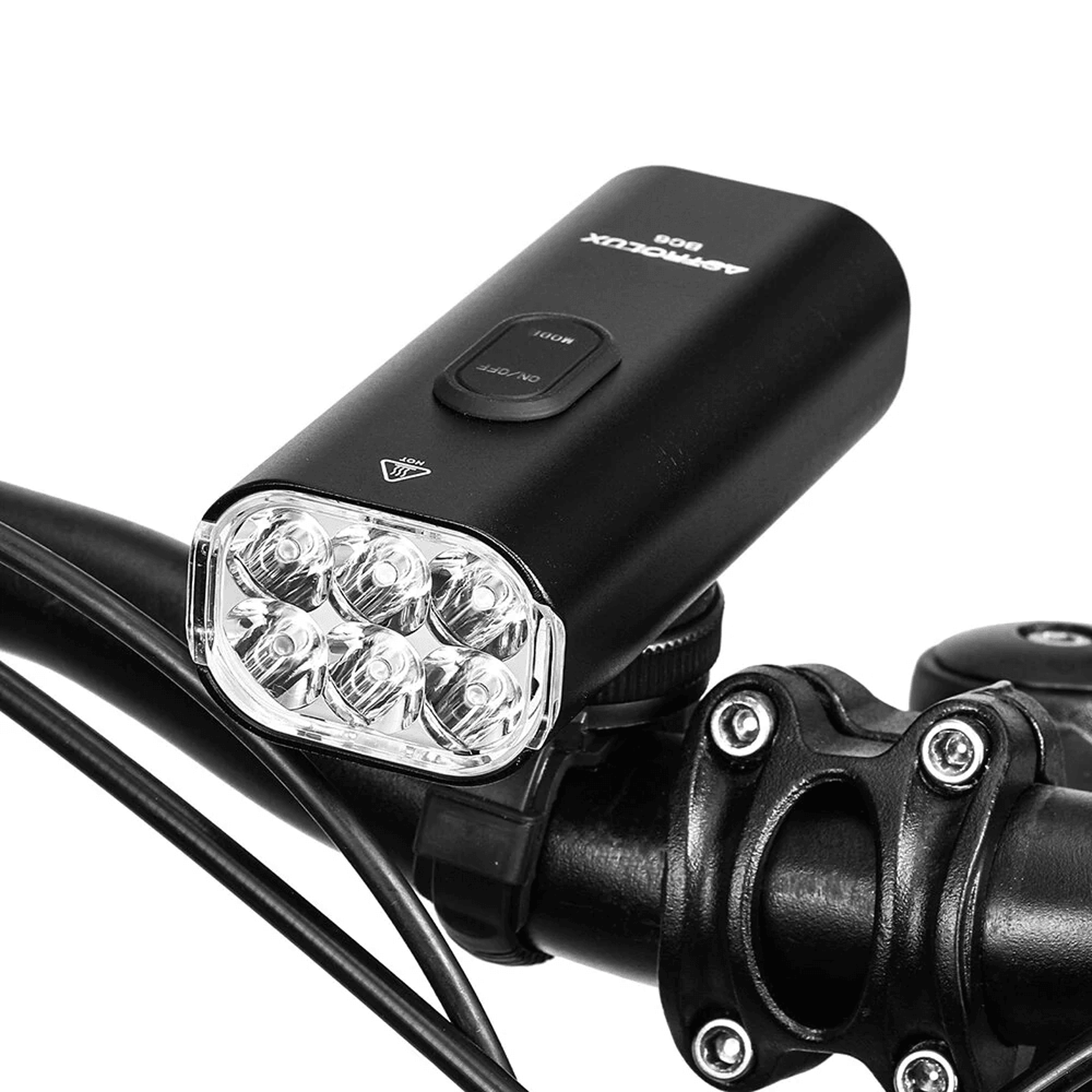 lumen bike headlight with modes battery and water resistance