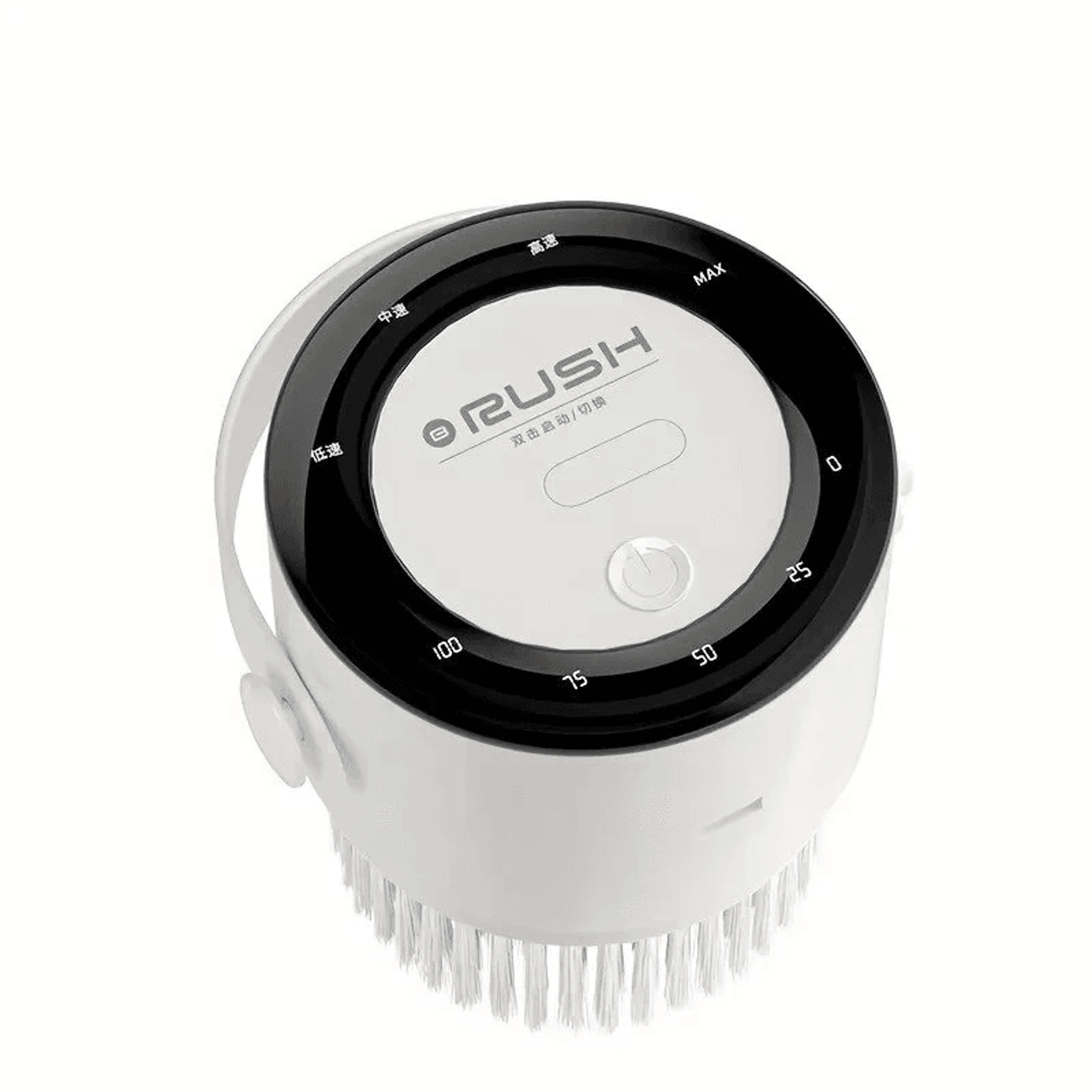 handheld electric cleaning brush with speeds lcd display and brush heads