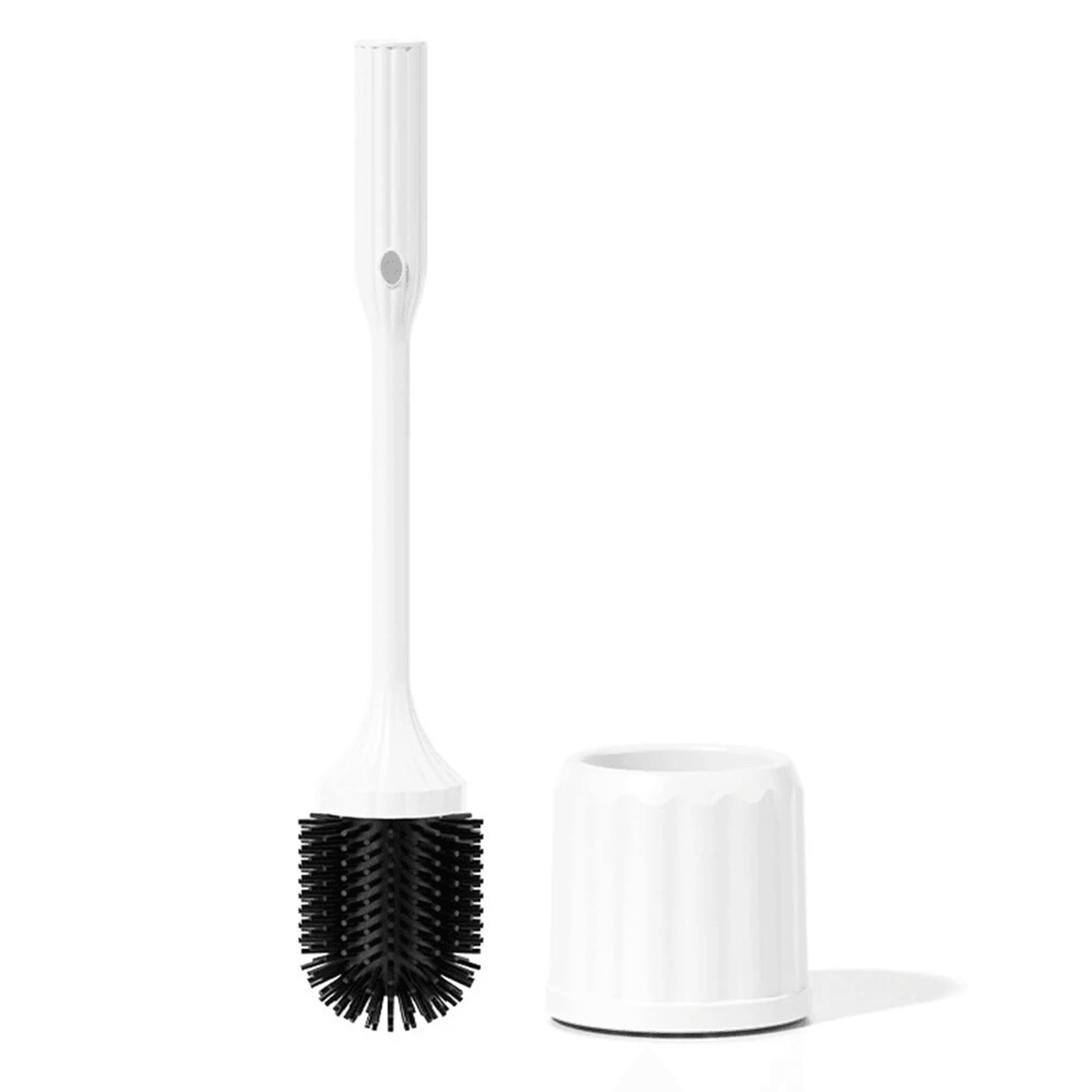usb rechargeable electric toilet brush with degree rotating head