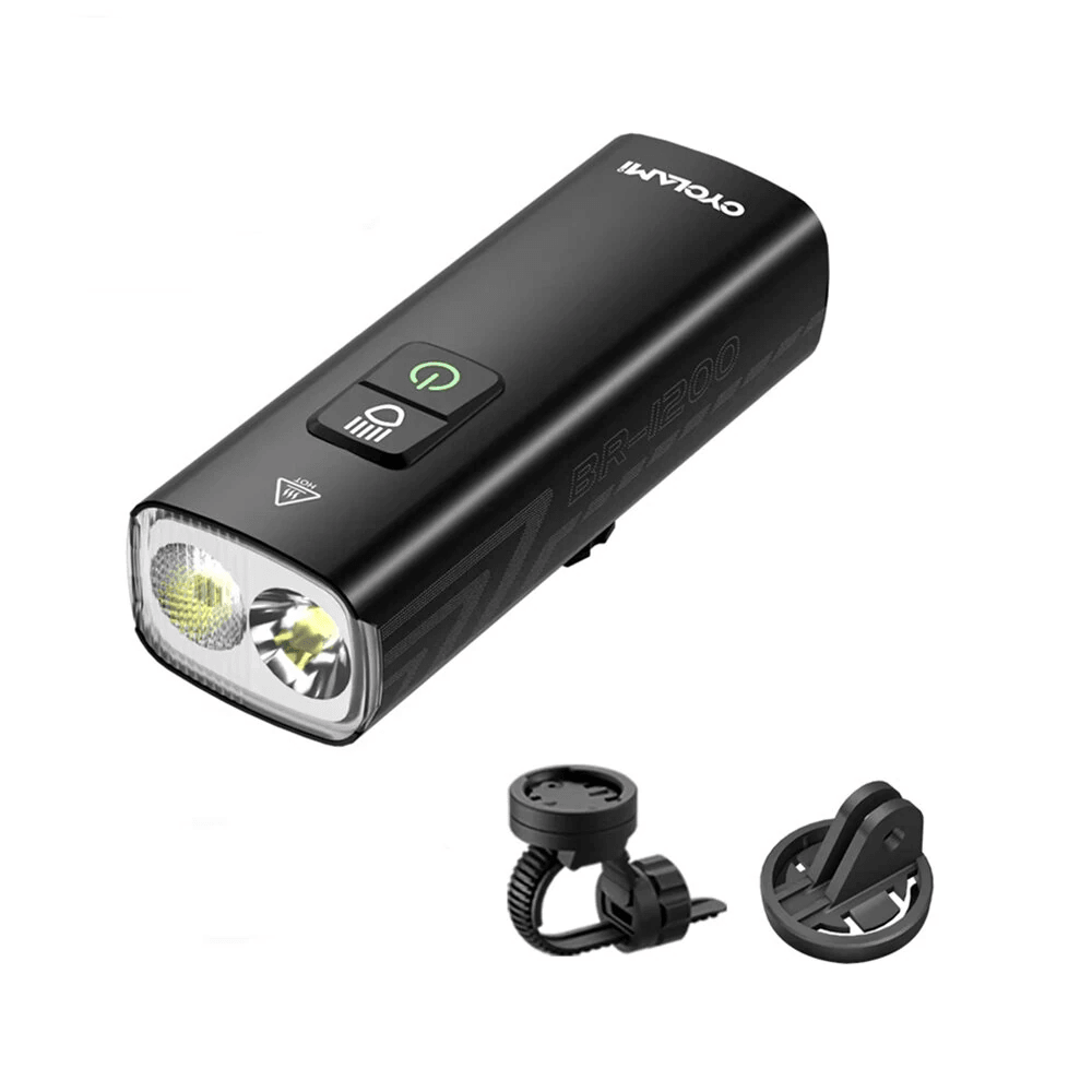 lumen rechargeable bike headlight with light modes and waterproofing