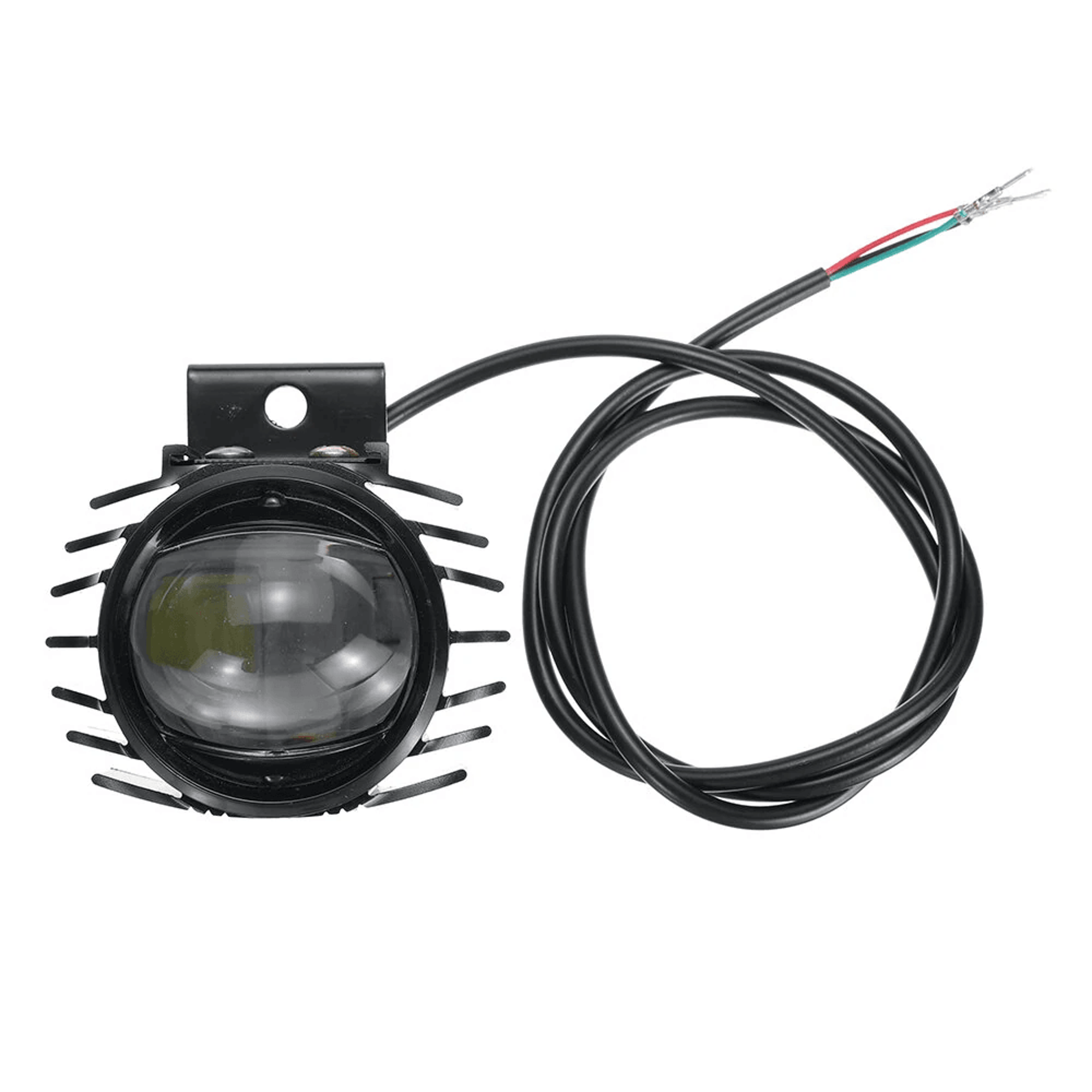 electric scooter headlight with horn