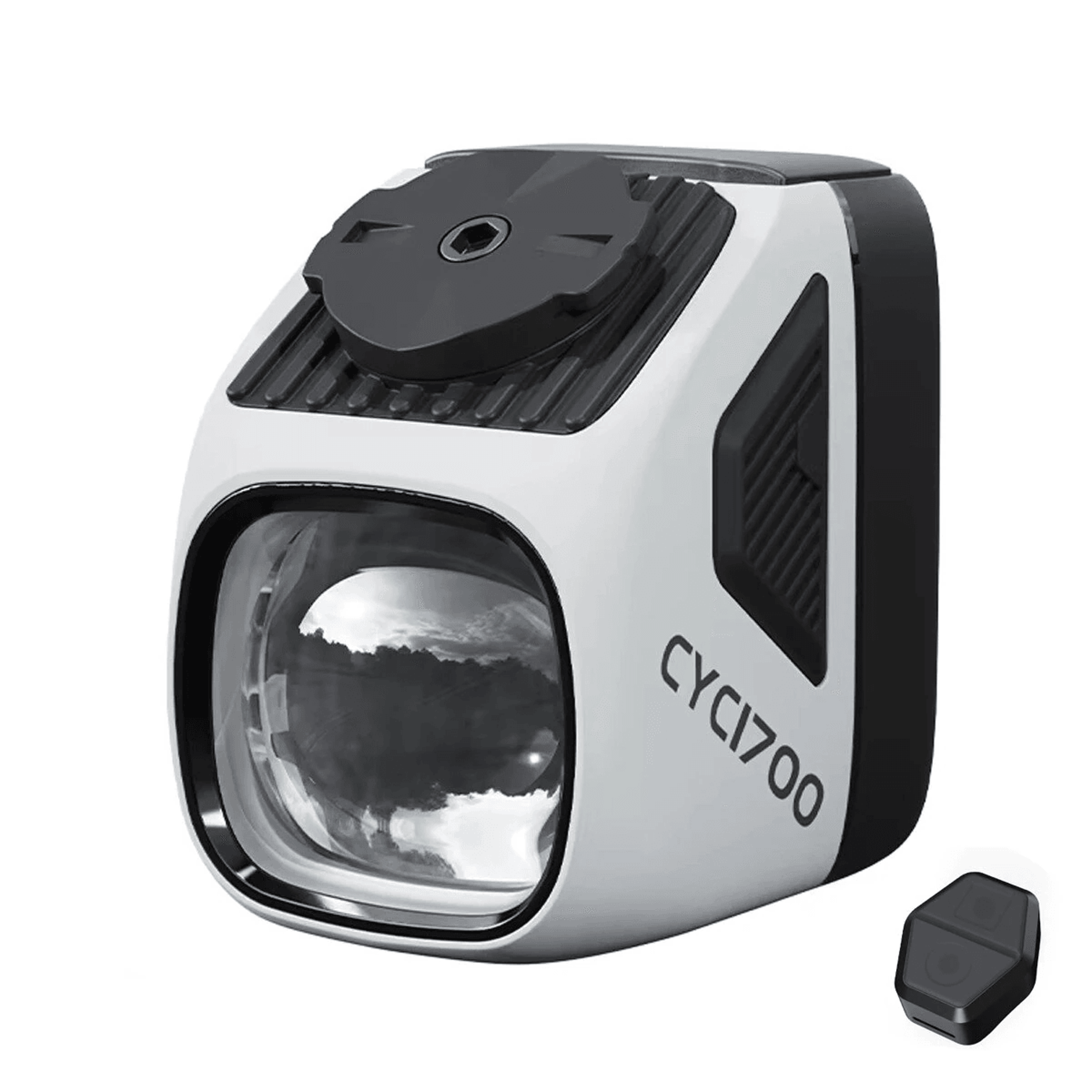 lumen wireless remote control bike headlight with type c charging