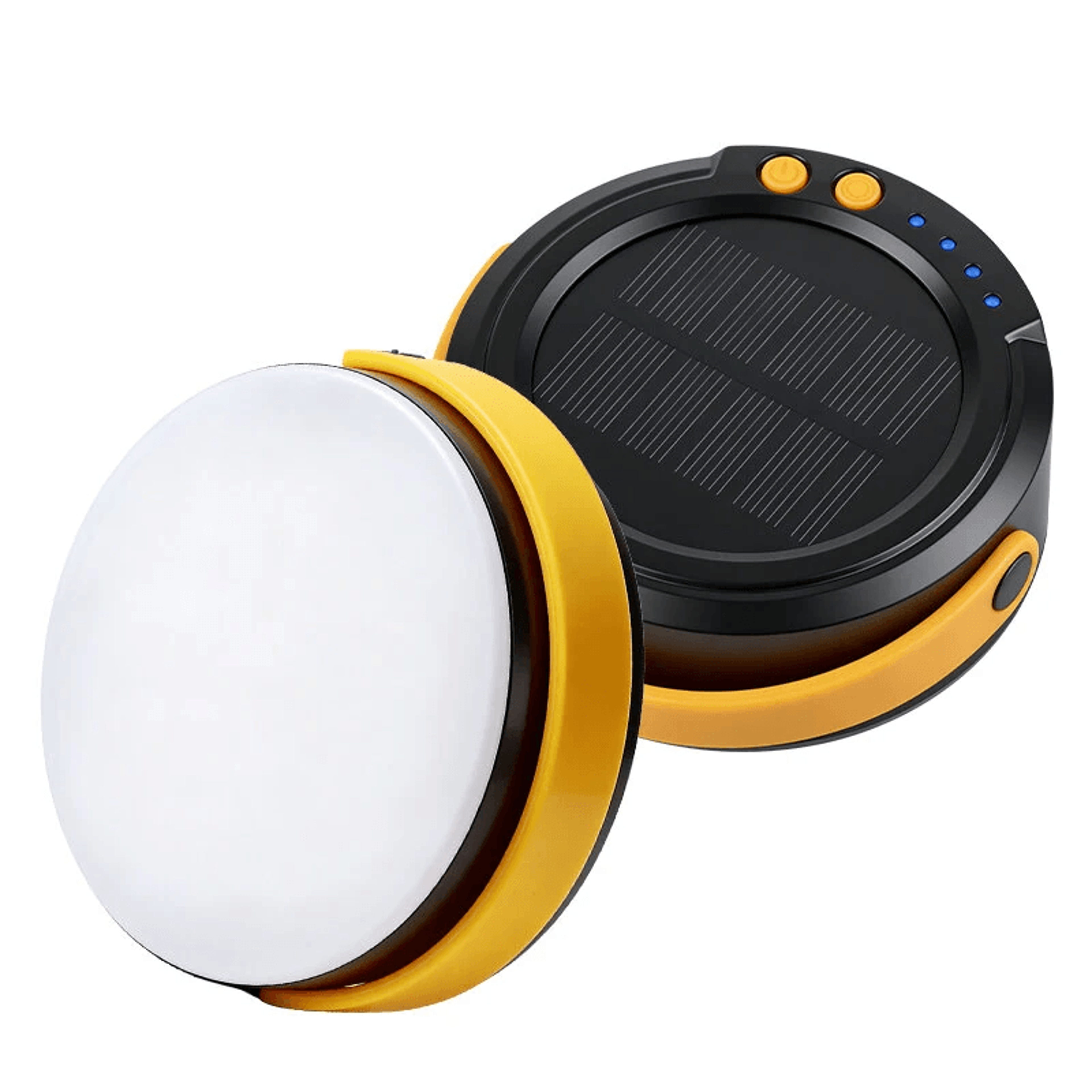 solar camping lantern with usb c charging light modes and hanging handle