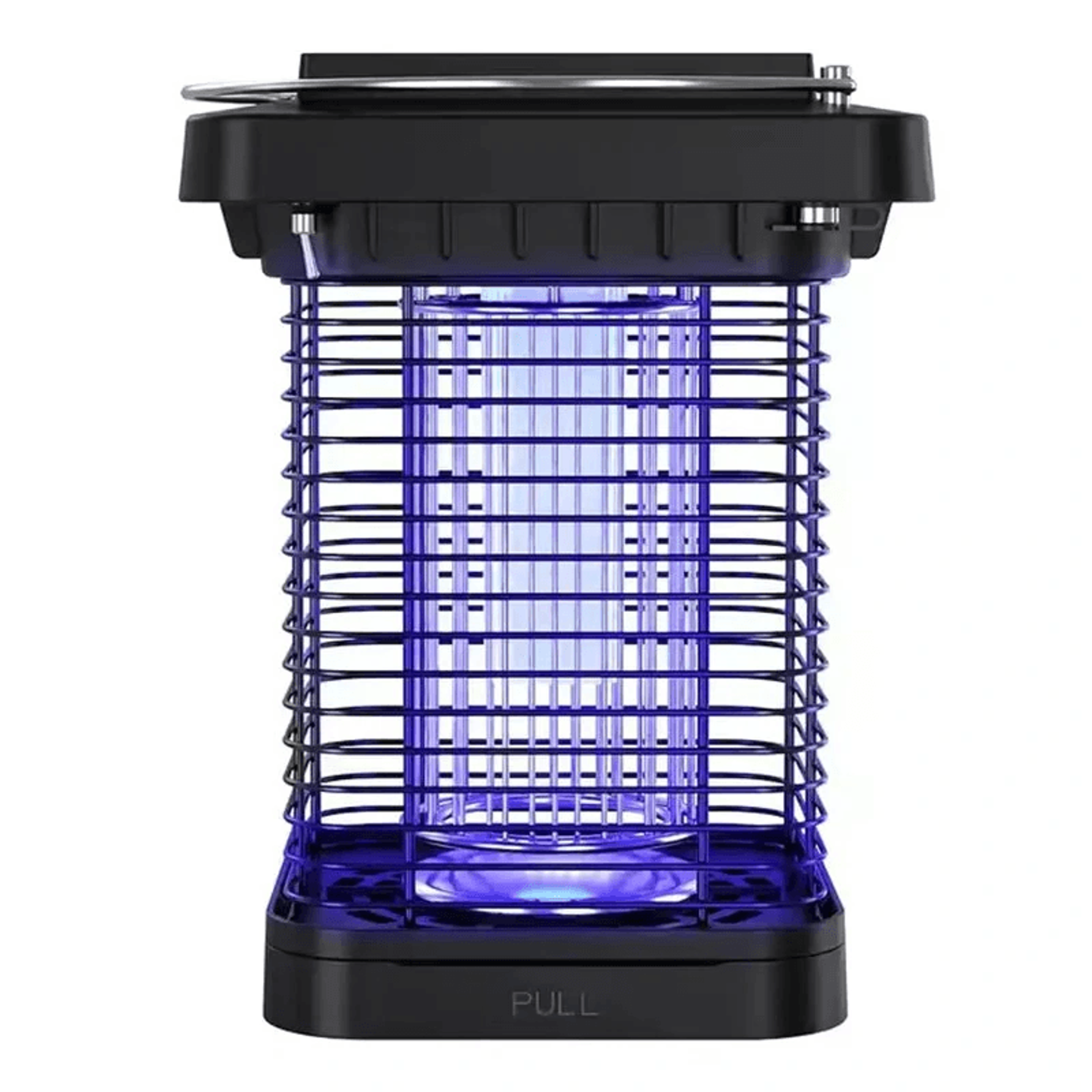 solar bug zapper with waterproof led light and dual charging