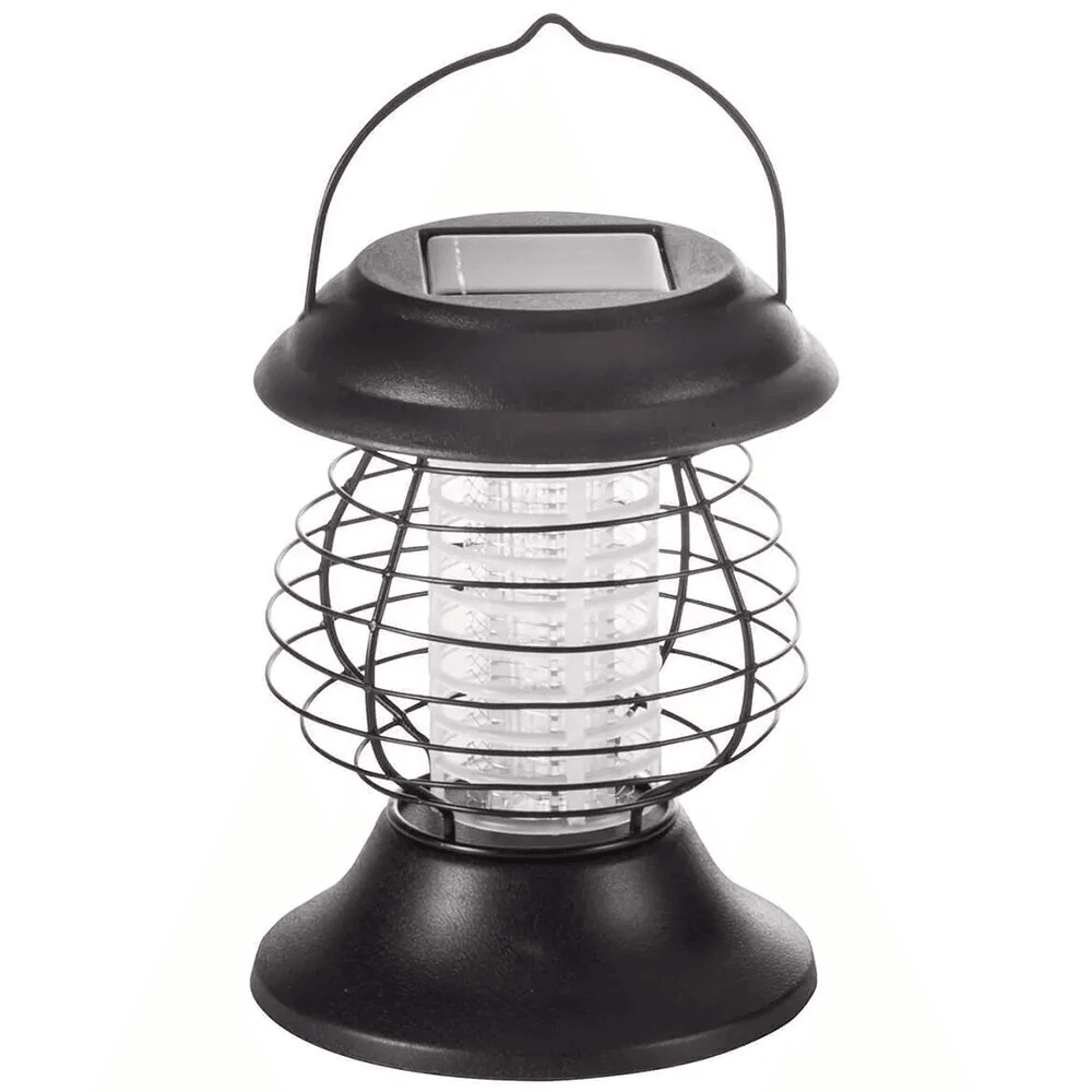 solar powered mosquito killer lamp with waterproof auto on off lighting