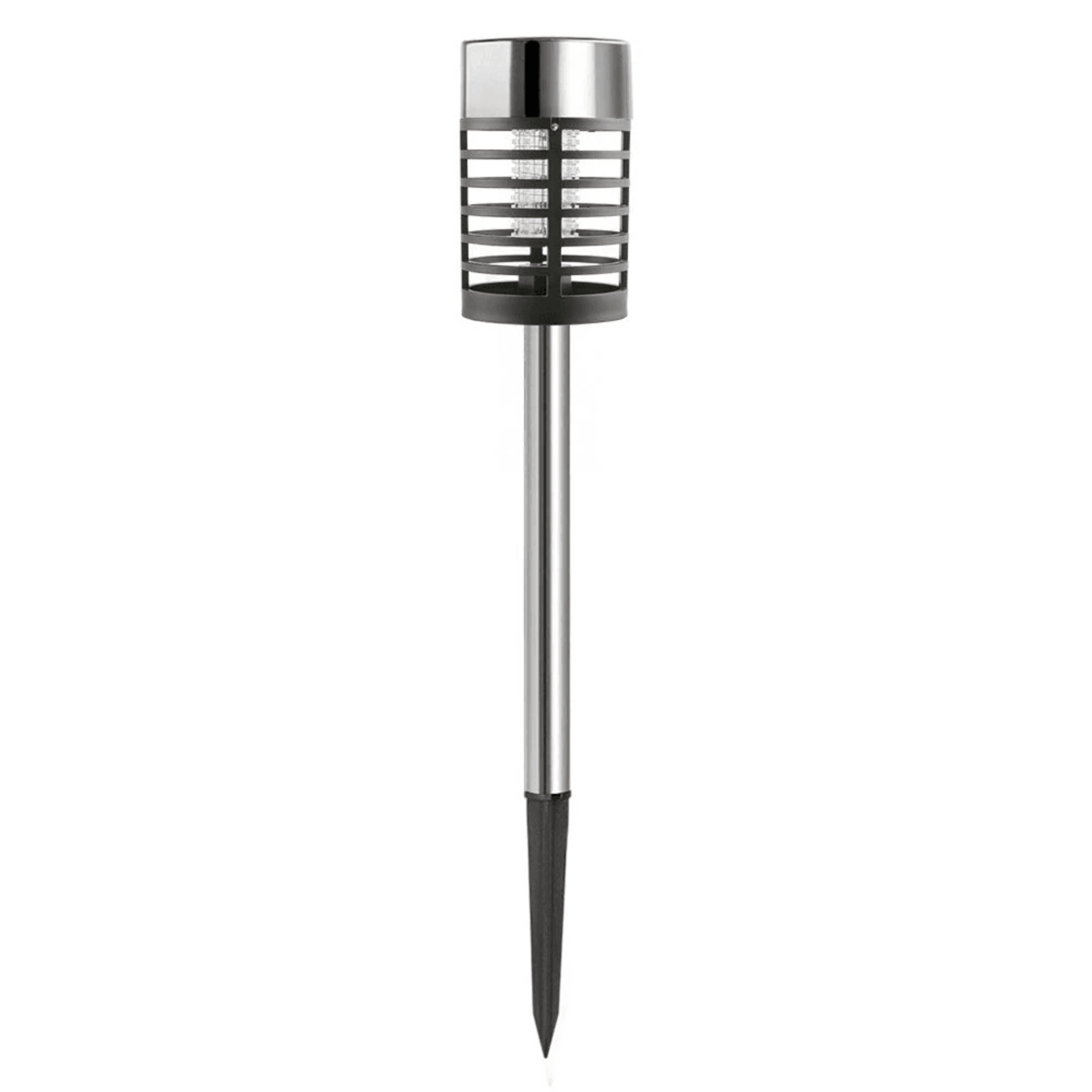 solar mosquito zapper lights with uv led and ground stakes