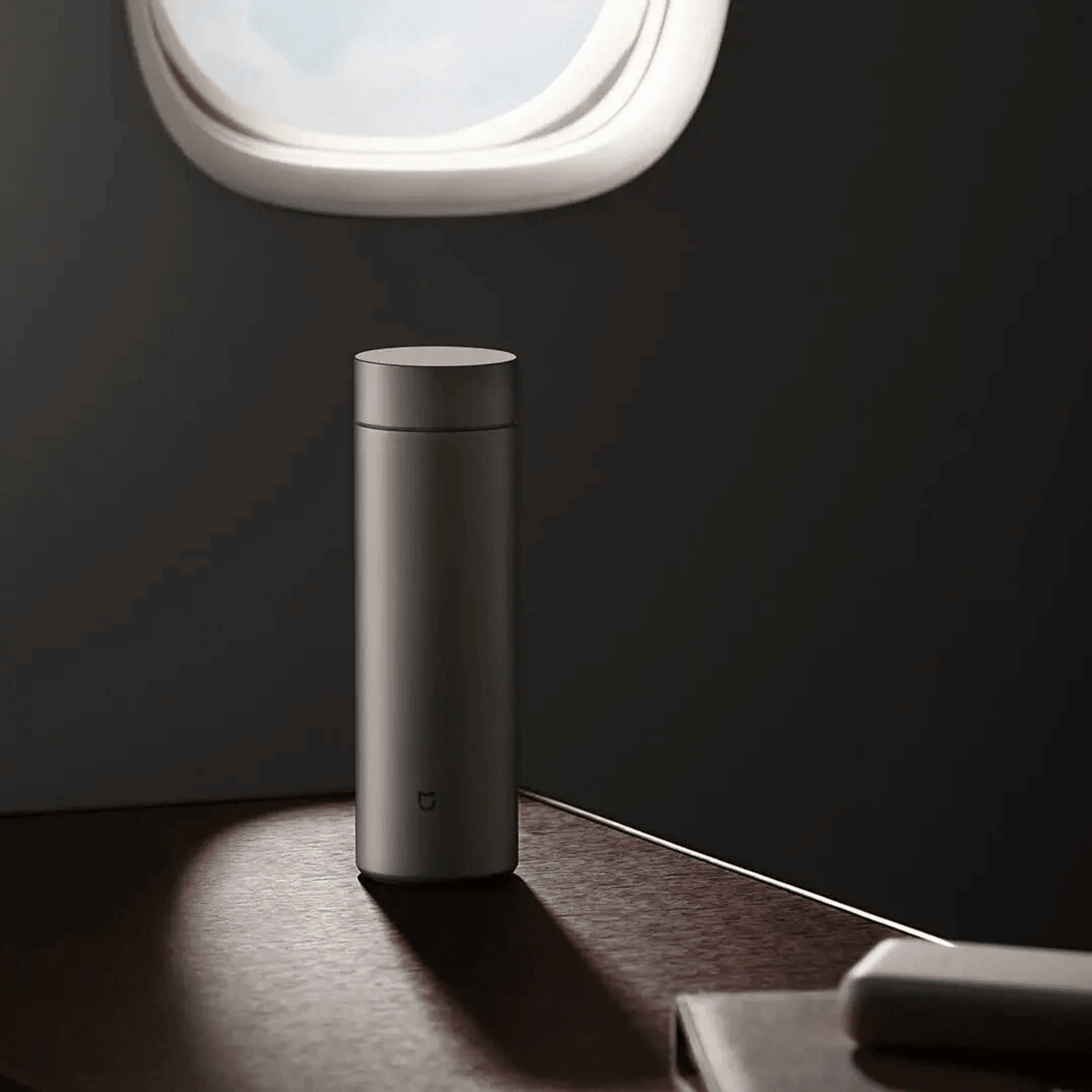 pure titanium vacuum insulated bottle with tea filter