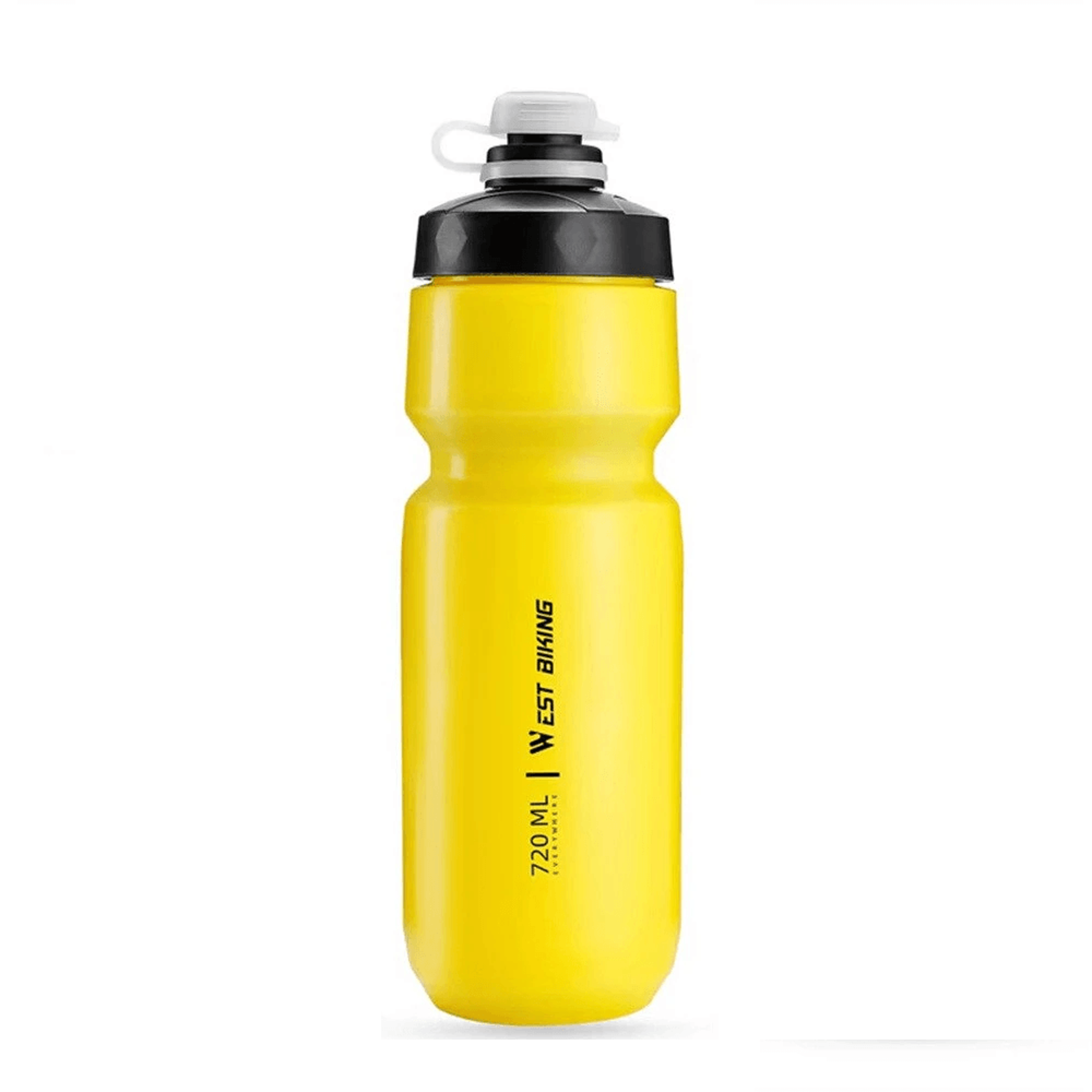 squeeze cycling water bottle with dust cover