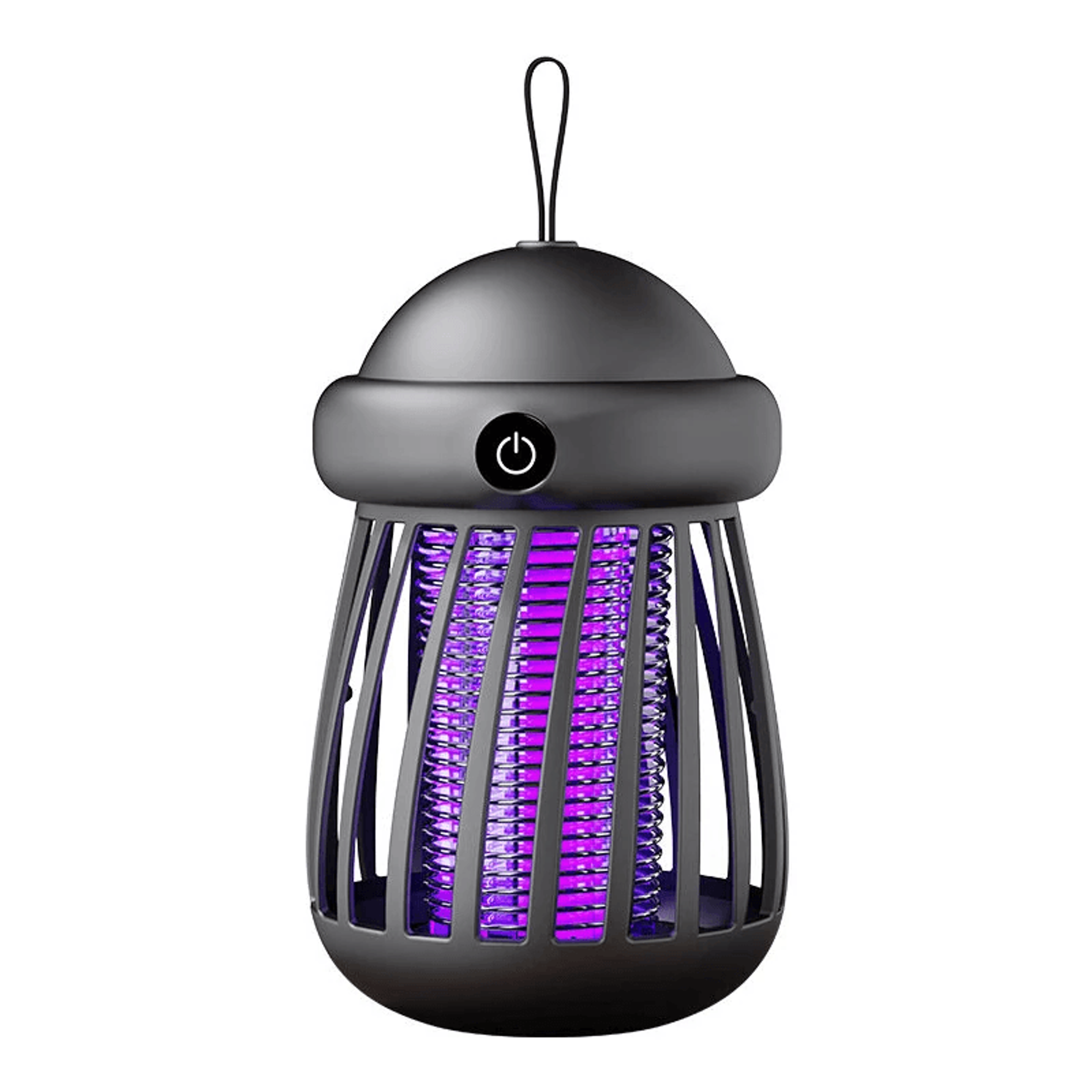 usb rechargeable uv mosquito zapper lamp with electric grid and night light