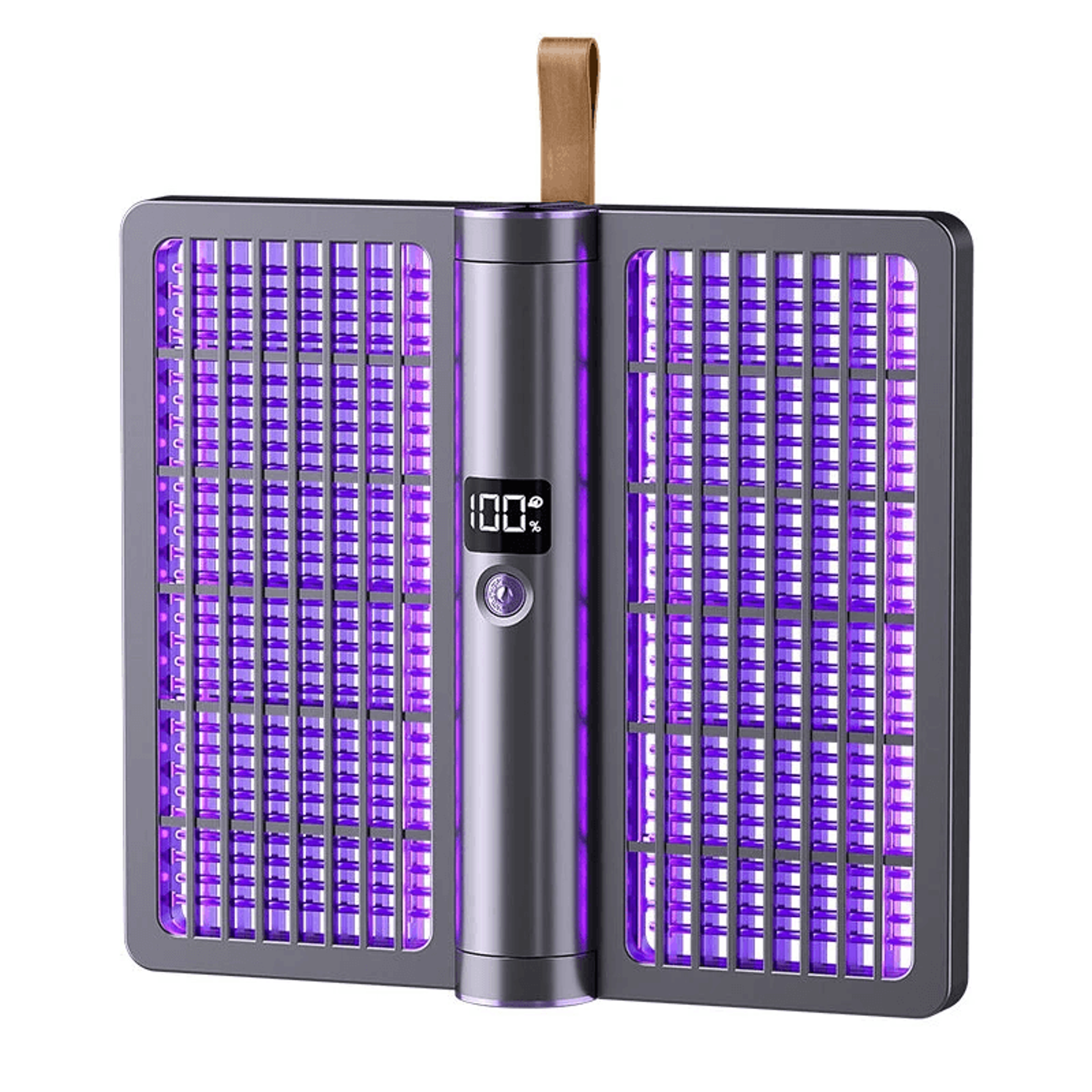 electric mosquito swatter with uv bug zapper and led display