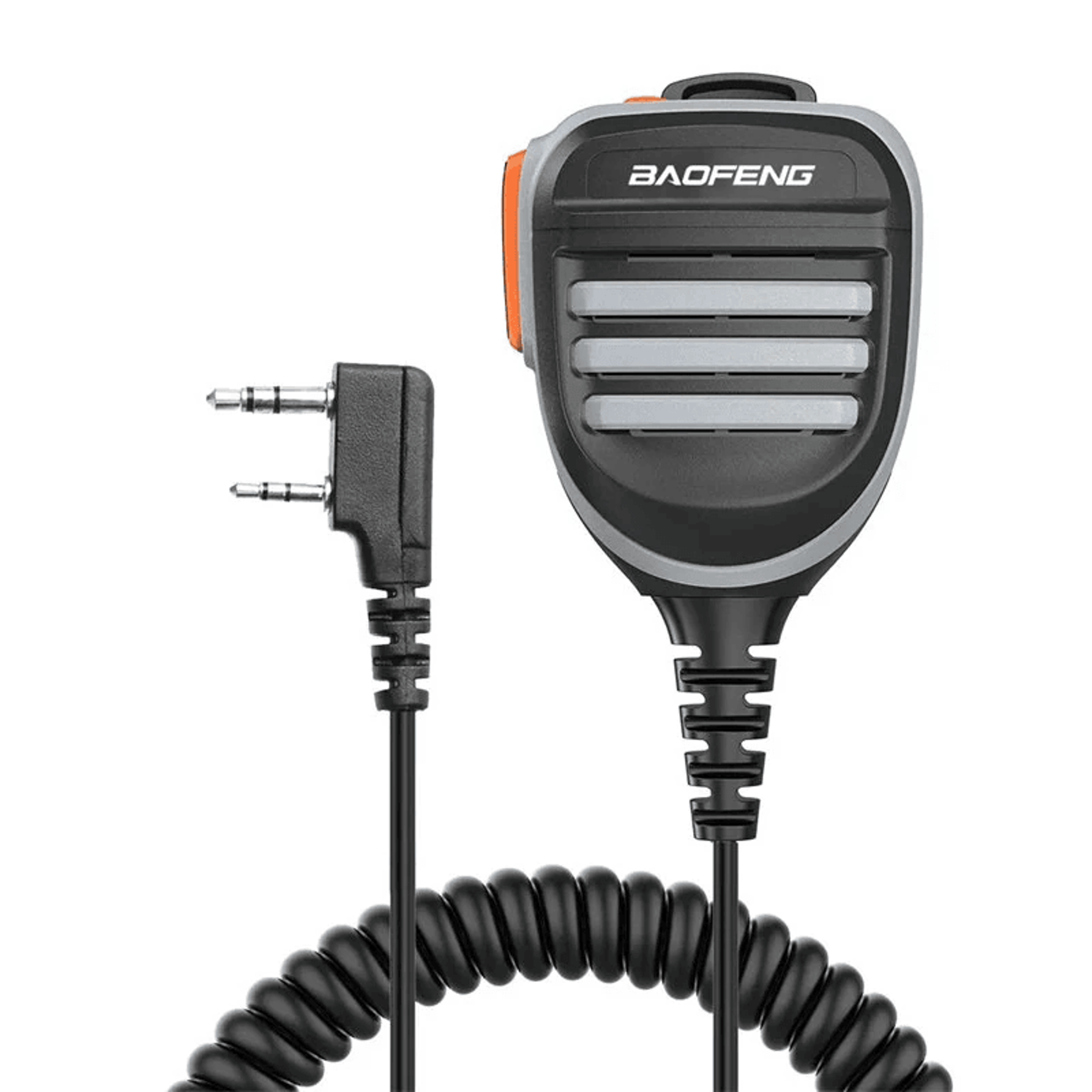 waterproof handheld shoulder microphone with universal k head for walkie talkies