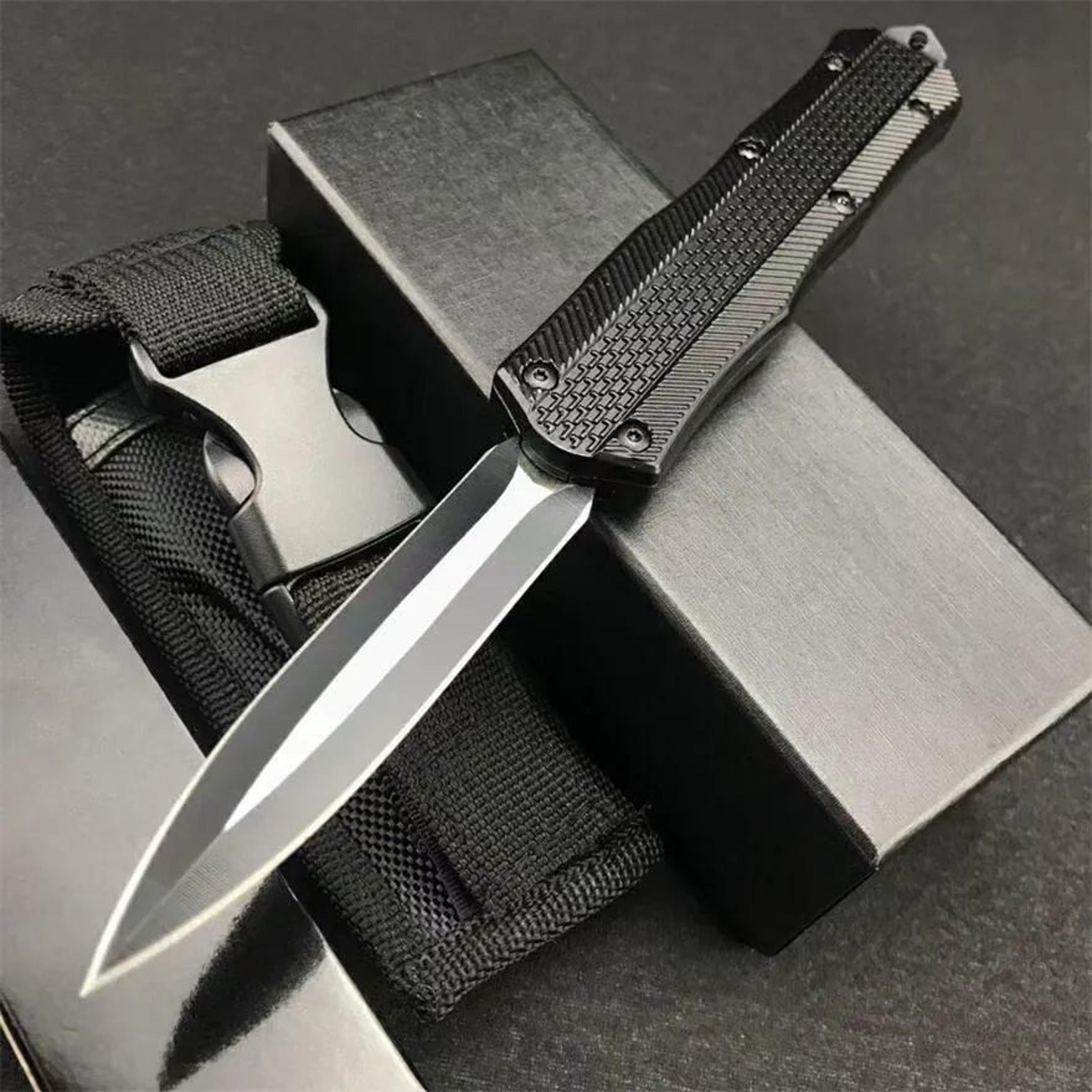 ut tactical pocket knife with stainless steel blade and alloy handle