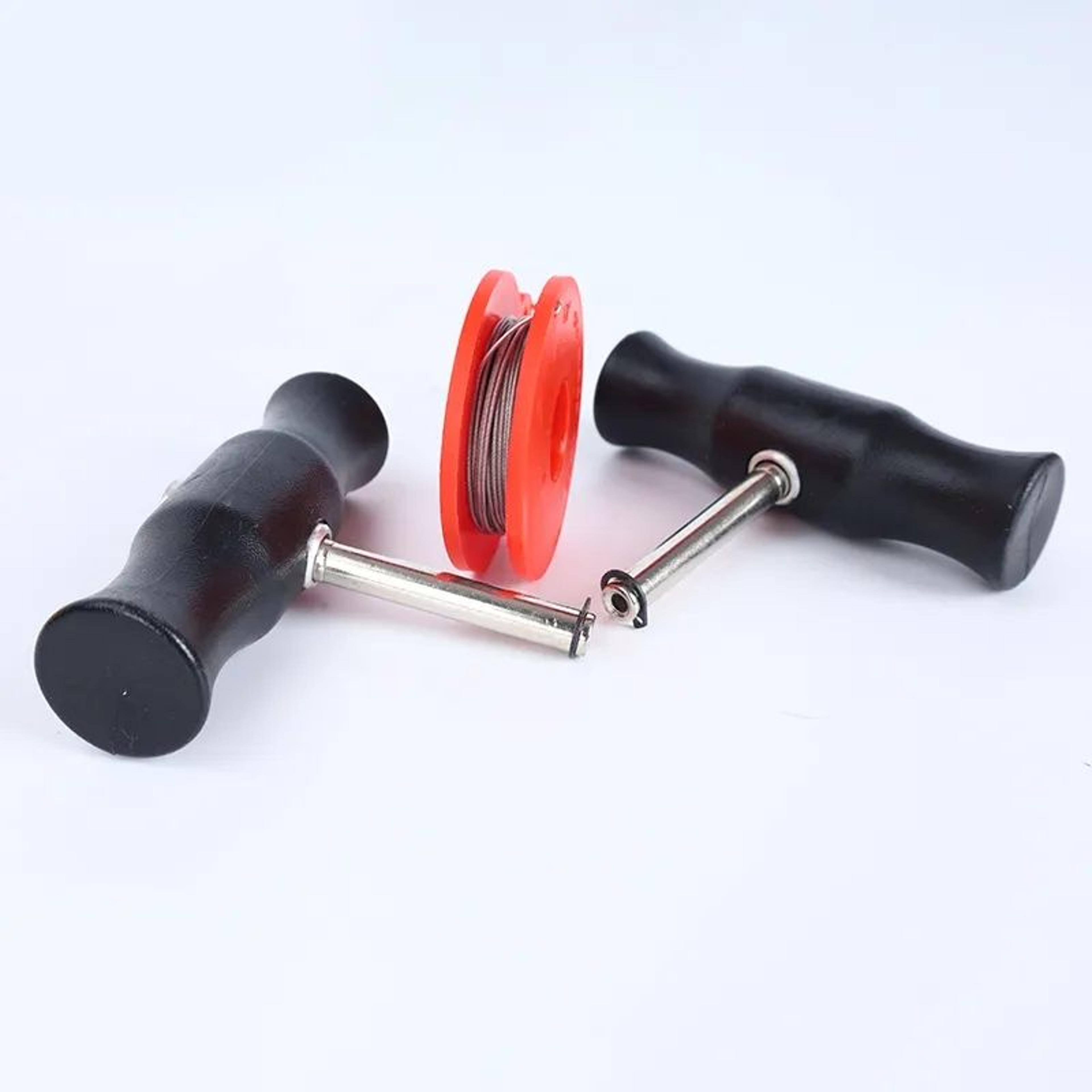 automotive wire puller screwdriver set with magnetic steel tips and non slip handles